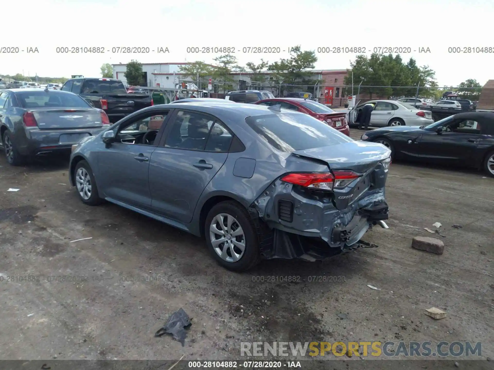 3 Photograph of a damaged car 5YFEPRAE2LP085904 TOYOTA COROLLA 2020