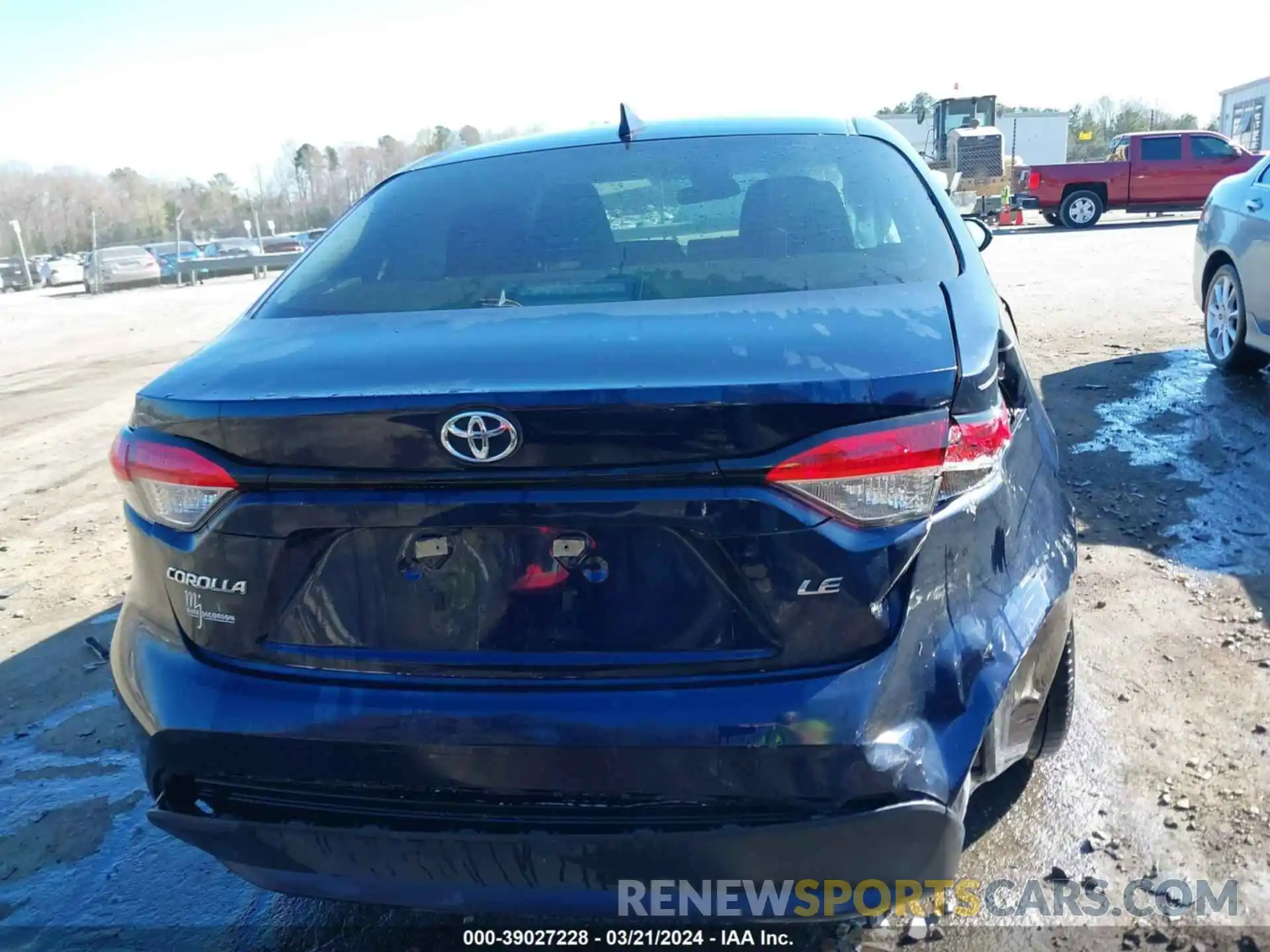 16 Photograph of a damaged car 5YFEPRAE2LP086275 TOYOTA COROLLA 2020