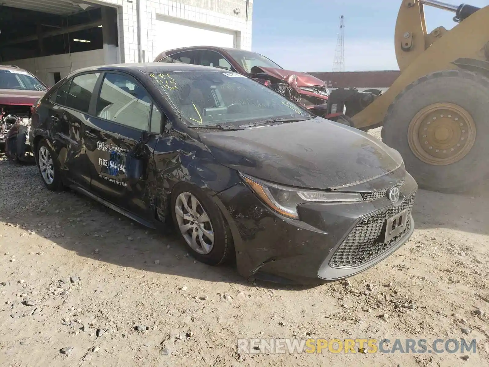 1 Photograph of a damaged car 5YFEPRAE2LP086499 TOYOTA COROLLA 2020