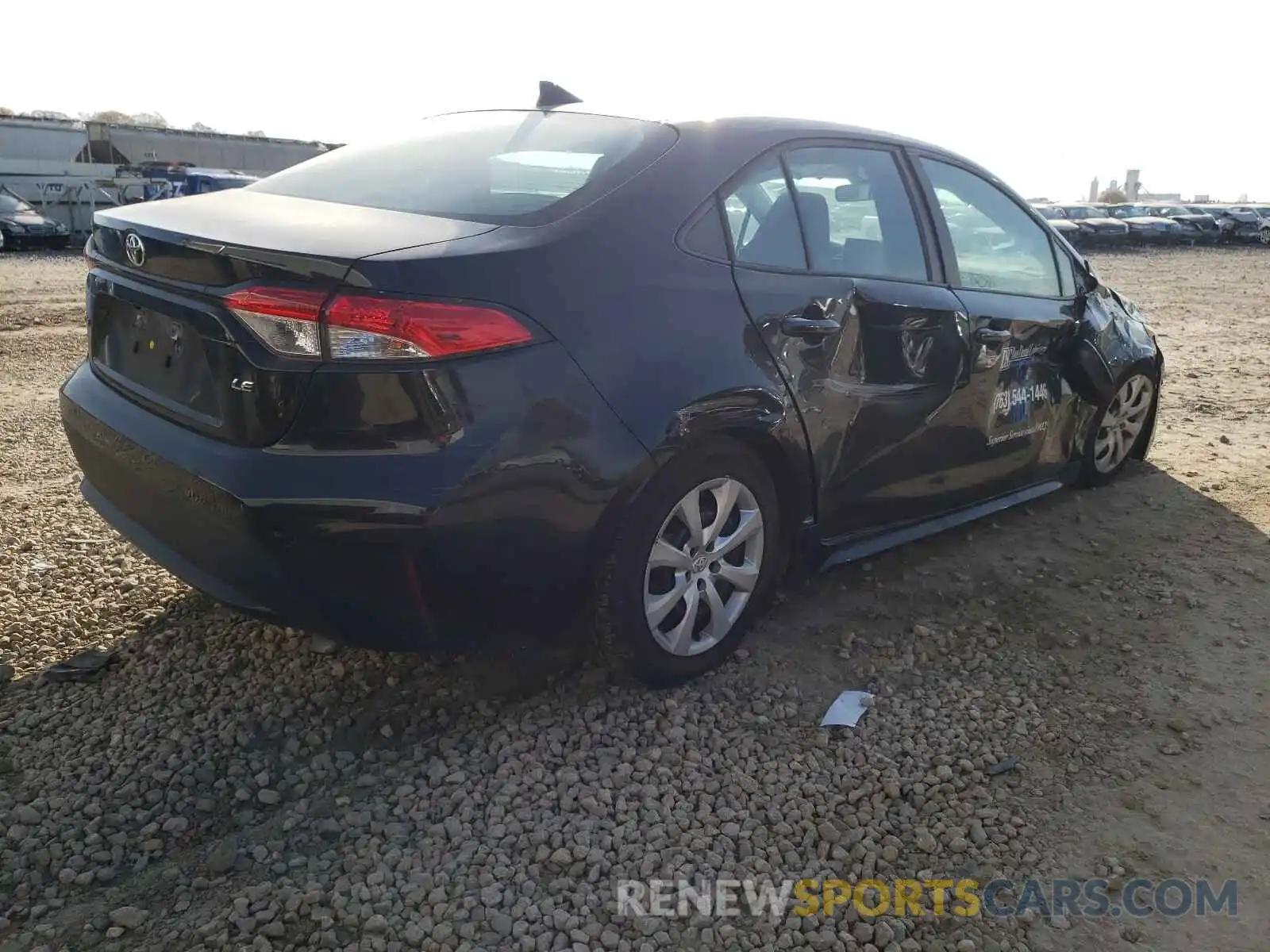 4 Photograph of a damaged car 5YFEPRAE2LP086499 TOYOTA COROLLA 2020