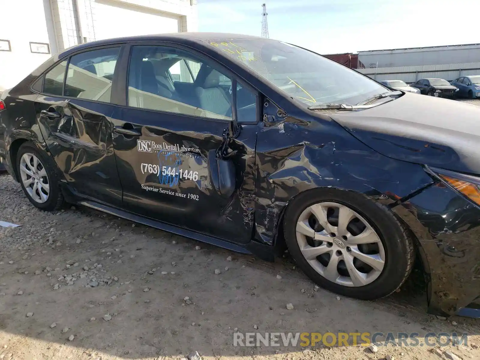 9 Photograph of a damaged car 5YFEPRAE2LP086499 TOYOTA COROLLA 2020