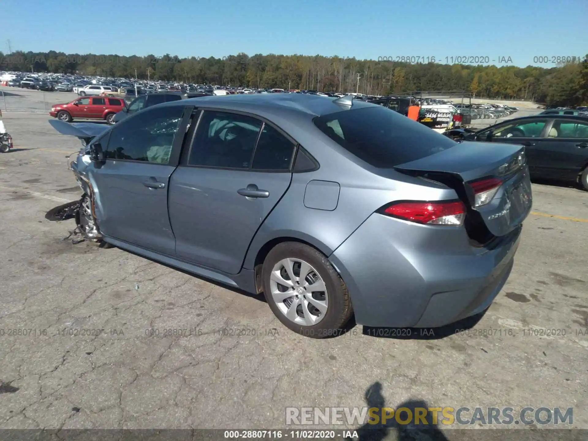 3 Photograph of a damaged car 5YFEPRAE2LP086969 TOYOTA COROLLA 2020