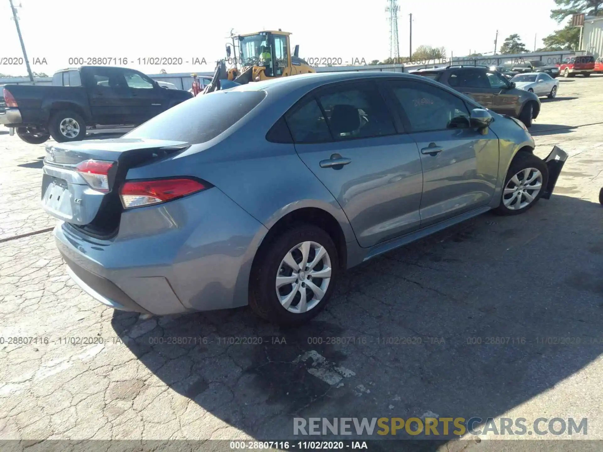 4 Photograph of a damaged car 5YFEPRAE2LP086969 TOYOTA COROLLA 2020