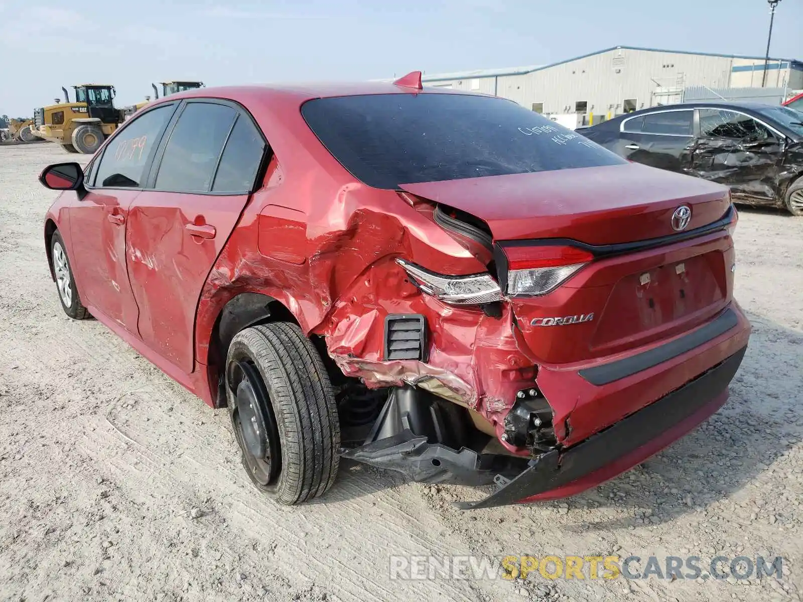 3 Photograph of a damaged car 5YFEPRAE2LP087426 TOYOTA COROLLA 2020