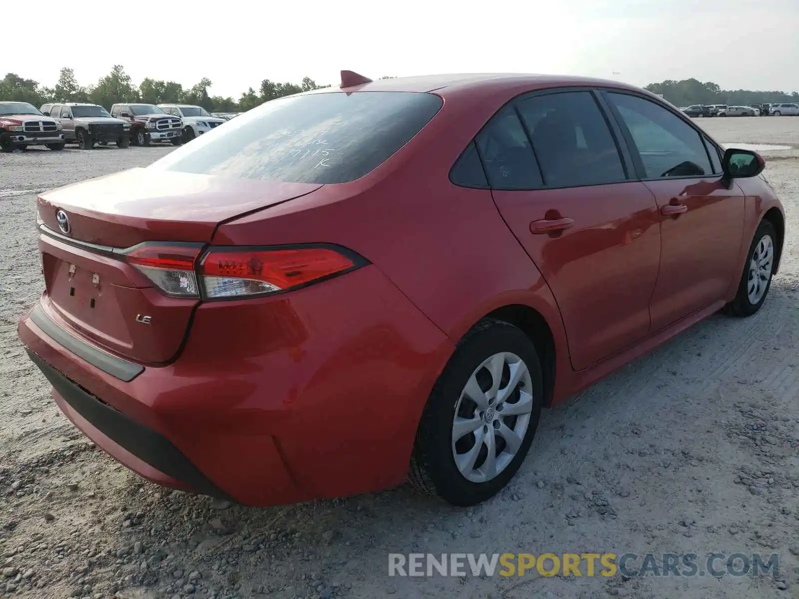 4 Photograph of a damaged car 5YFEPRAE2LP087426 TOYOTA COROLLA 2020