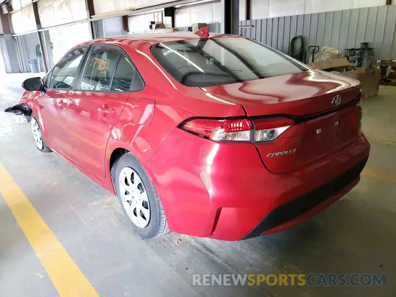 3 Photograph of a damaged car 5YFEPRAE2LP087748 TOYOTA COROLLA 2020