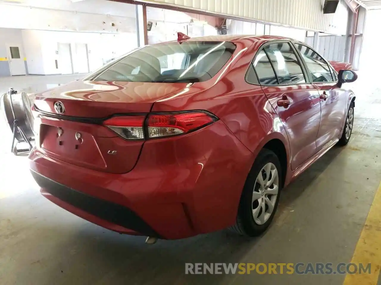 4 Photograph of a damaged car 5YFEPRAE2LP087748 TOYOTA COROLLA 2020