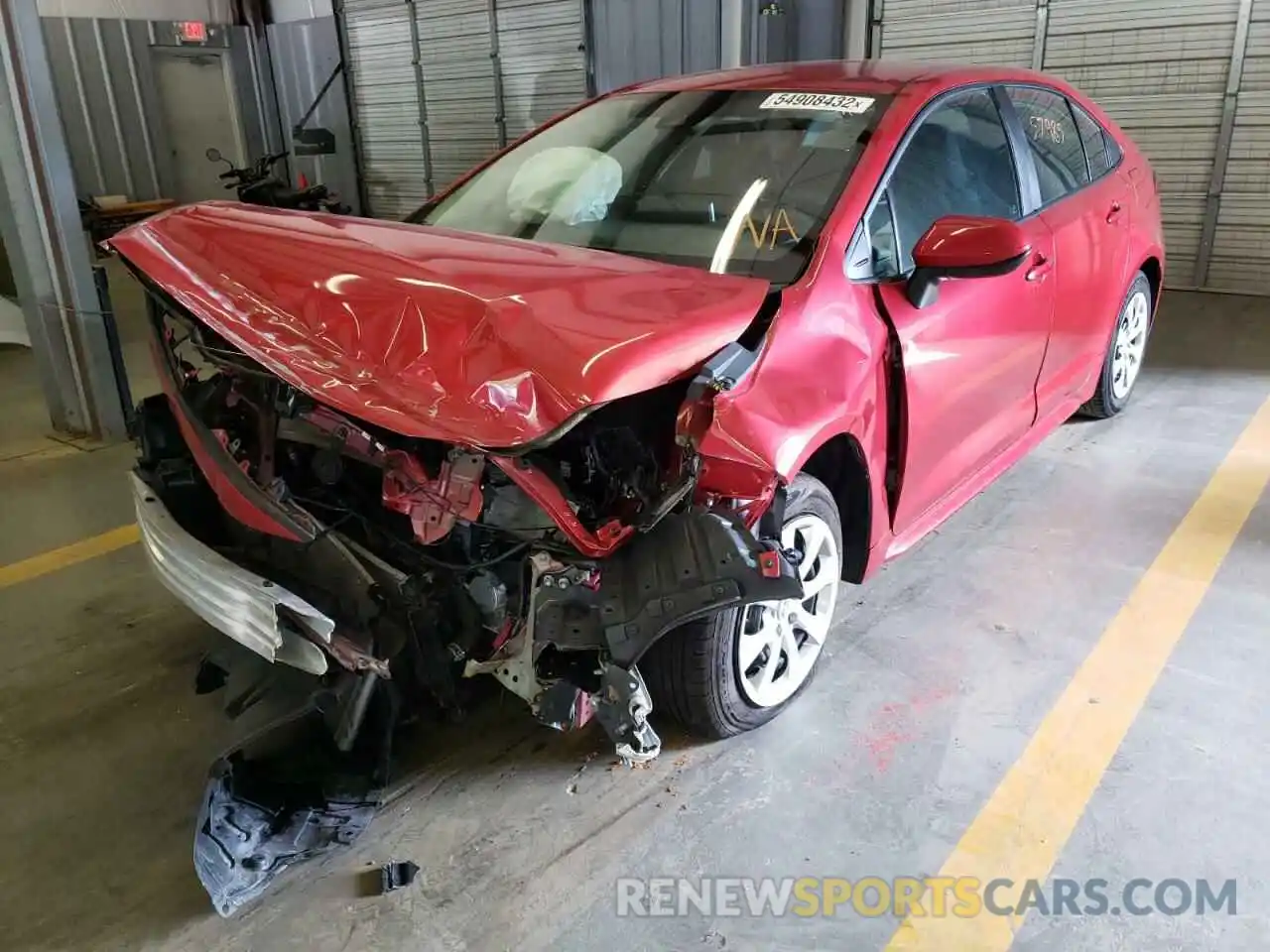 9 Photograph of a damaged car 5YFEPRAE2LP087748 TOYOTA COROLLA 2020