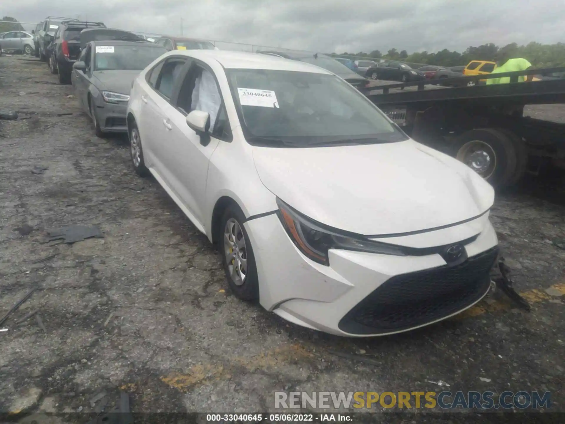 1 Photograph of a damaged car 5YFEPRAE2LP087880 TOYOTA COROLLA 2020