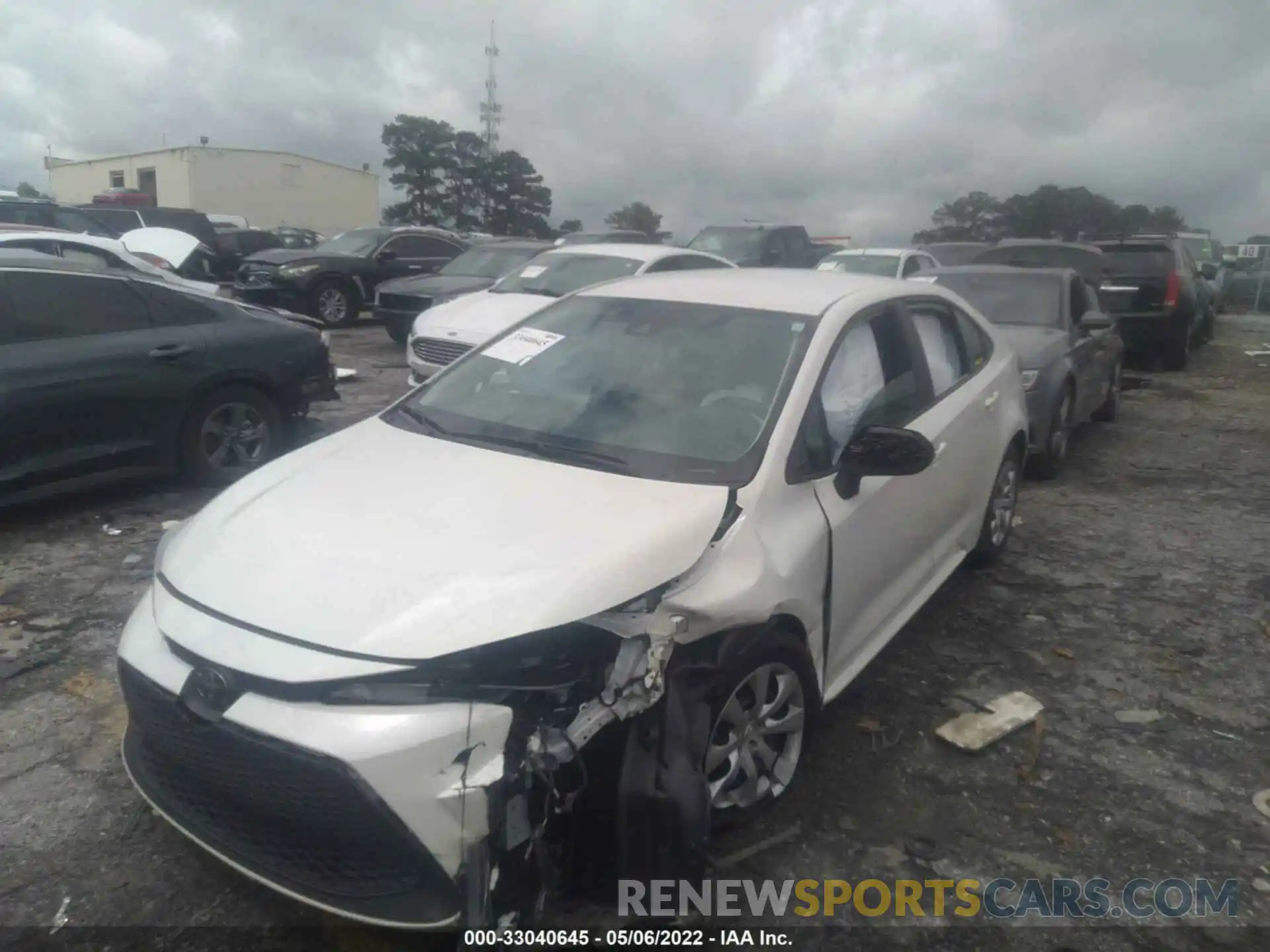 2 Photograph of a damaged car 5YFEPRAE2LP087880 TOYOTA COROLLA 2020