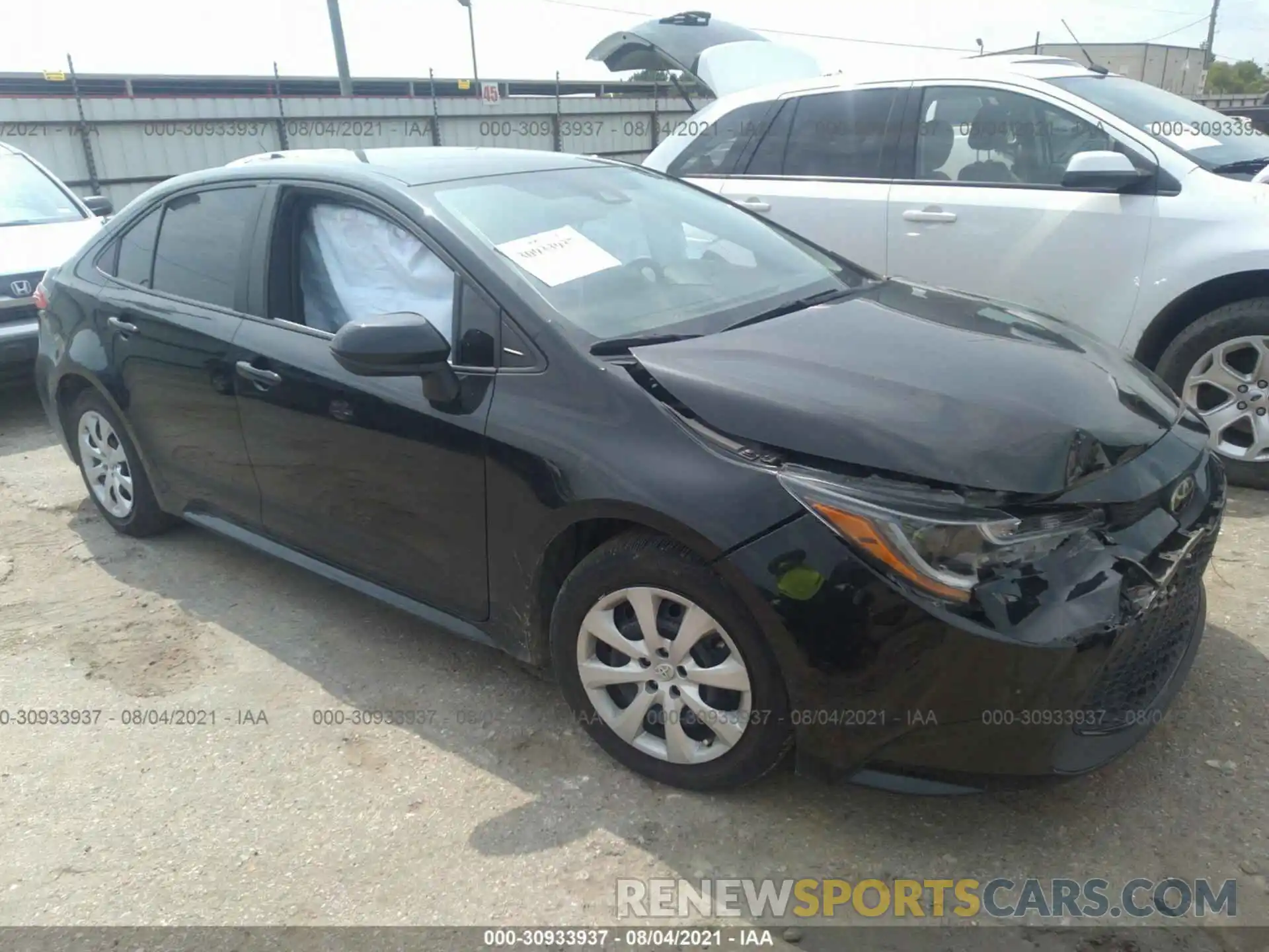 1 Photograph of a damaged car 5YFEPRAE2LP088074 TOYOTA COROLLA 2020