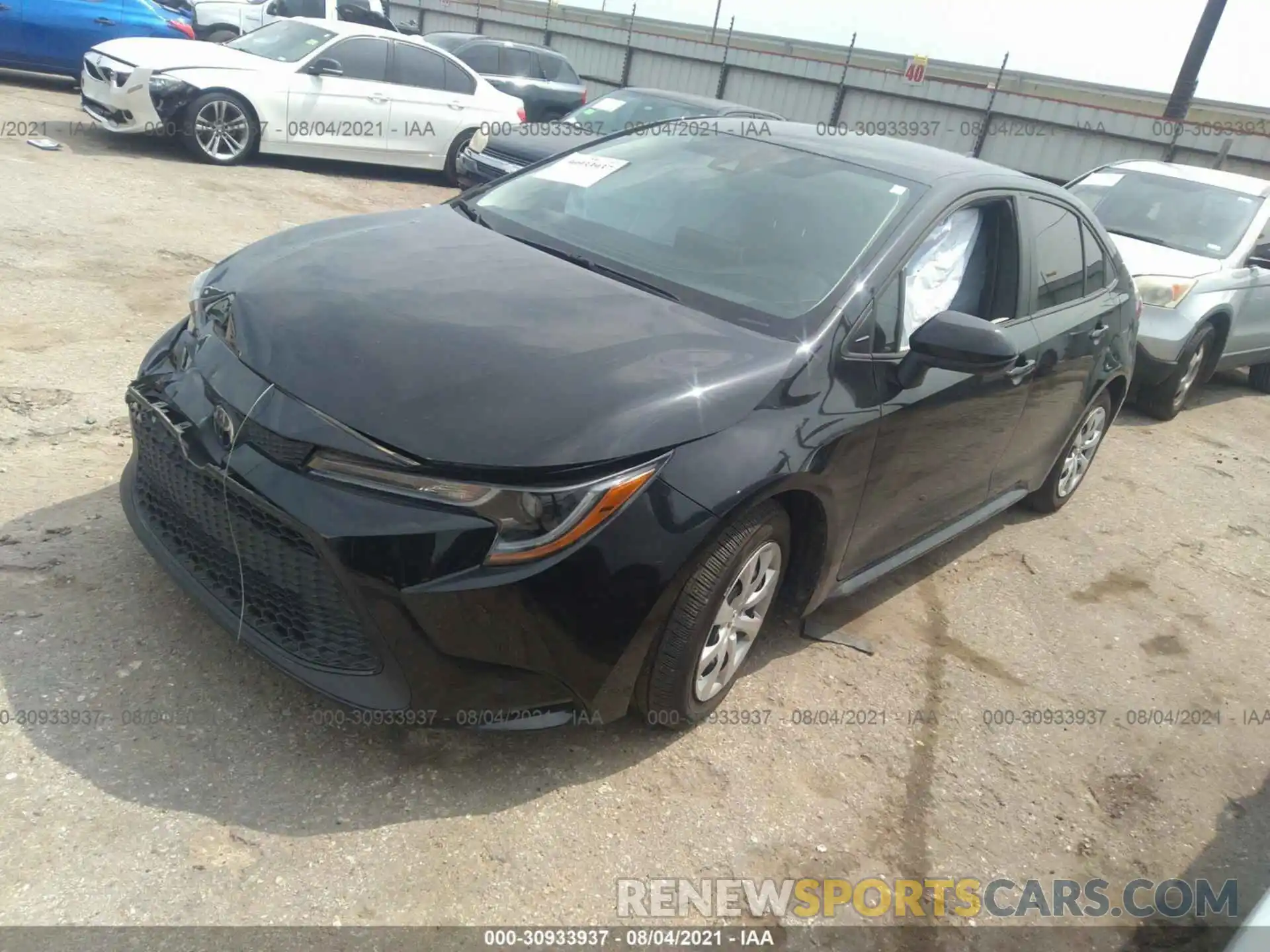 2 Photograph of a damaged car 5YFEPRAE2LP088074 TOYOTA COROLLA 2020