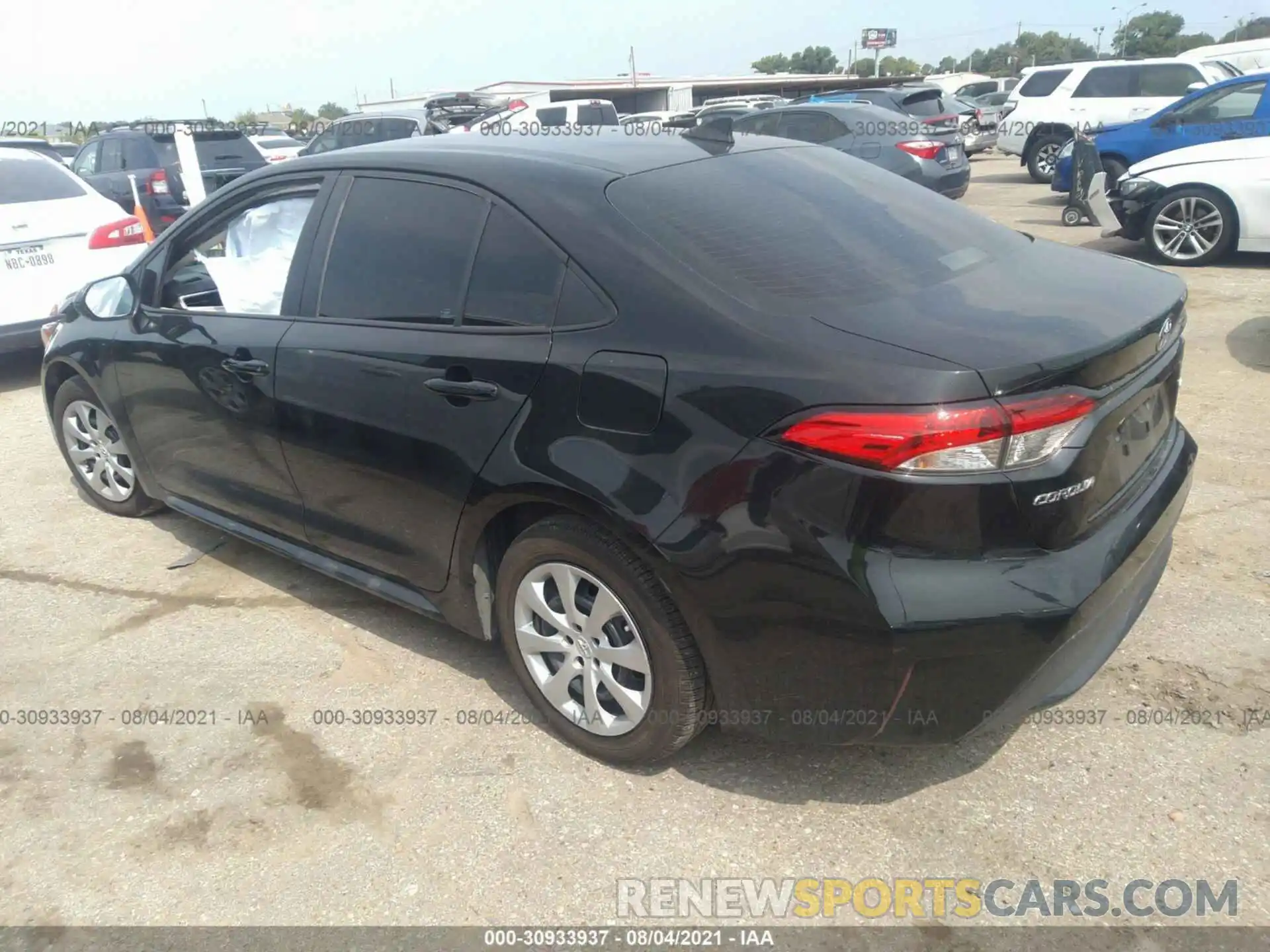 3 Photograph of a damaged car 5YFEPRAE2LP088074 TOYOTA COROLLA 2020