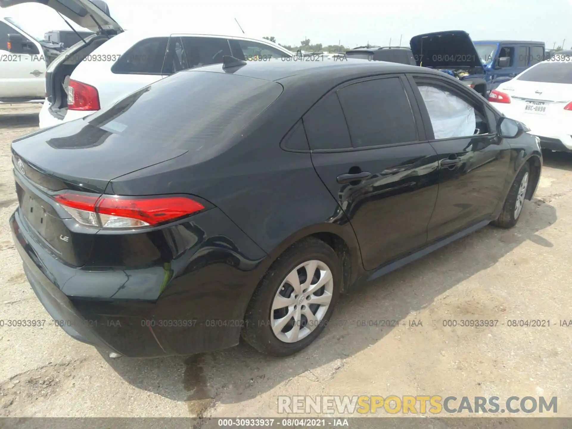 4 Photograph of a damaged car 5YFEPRAE2LP088074 TOYOTA COROLLA 2020