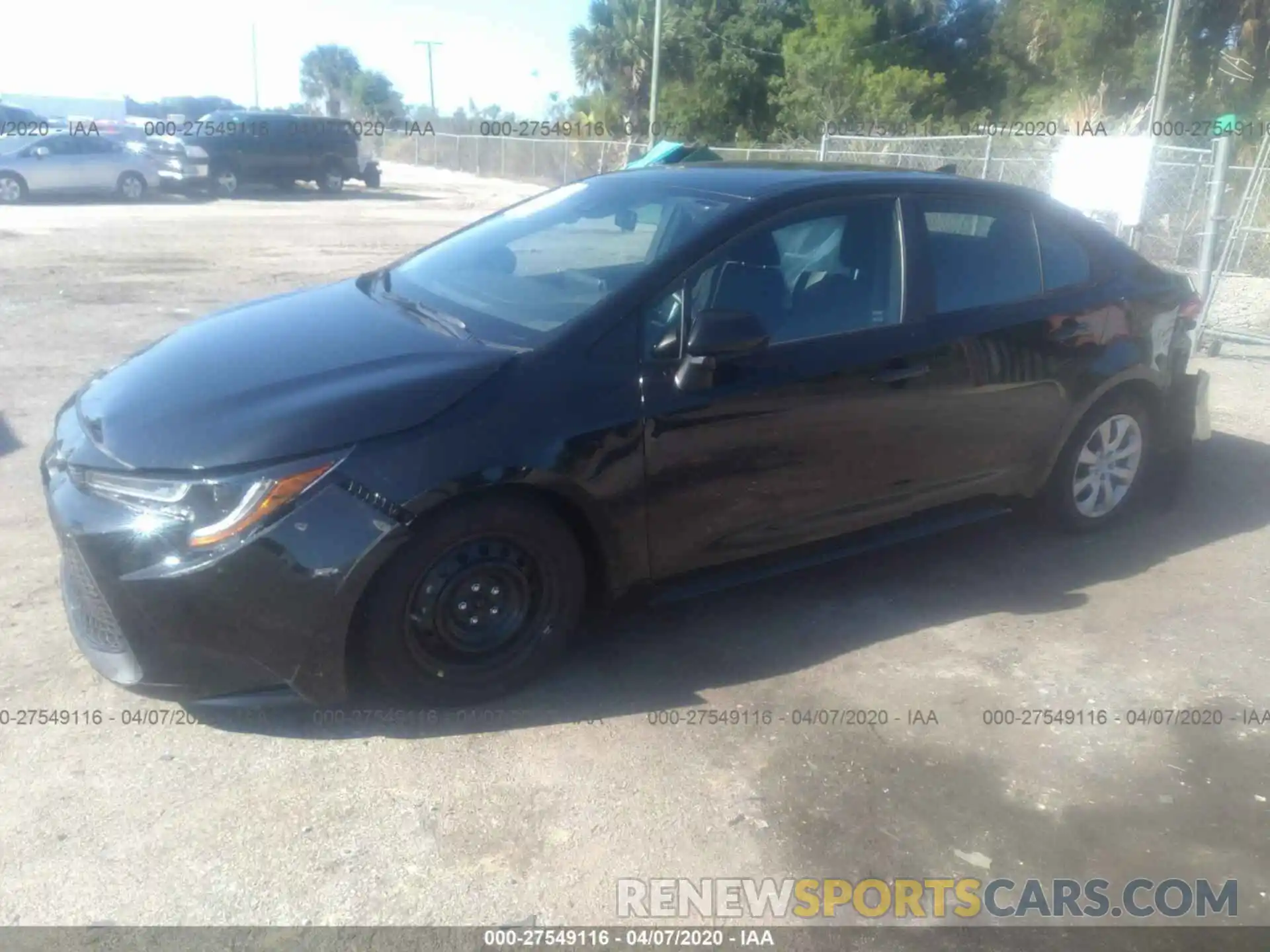 2 Photograph of a damaged car 5YFEPRAE2LP088107 TOYOTA COROLLA 2020