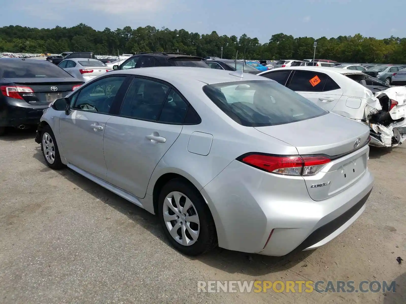 3 Photograph of a damaged car 5YFEPRAE2LP088401 TOYOTA COROLLA 2020