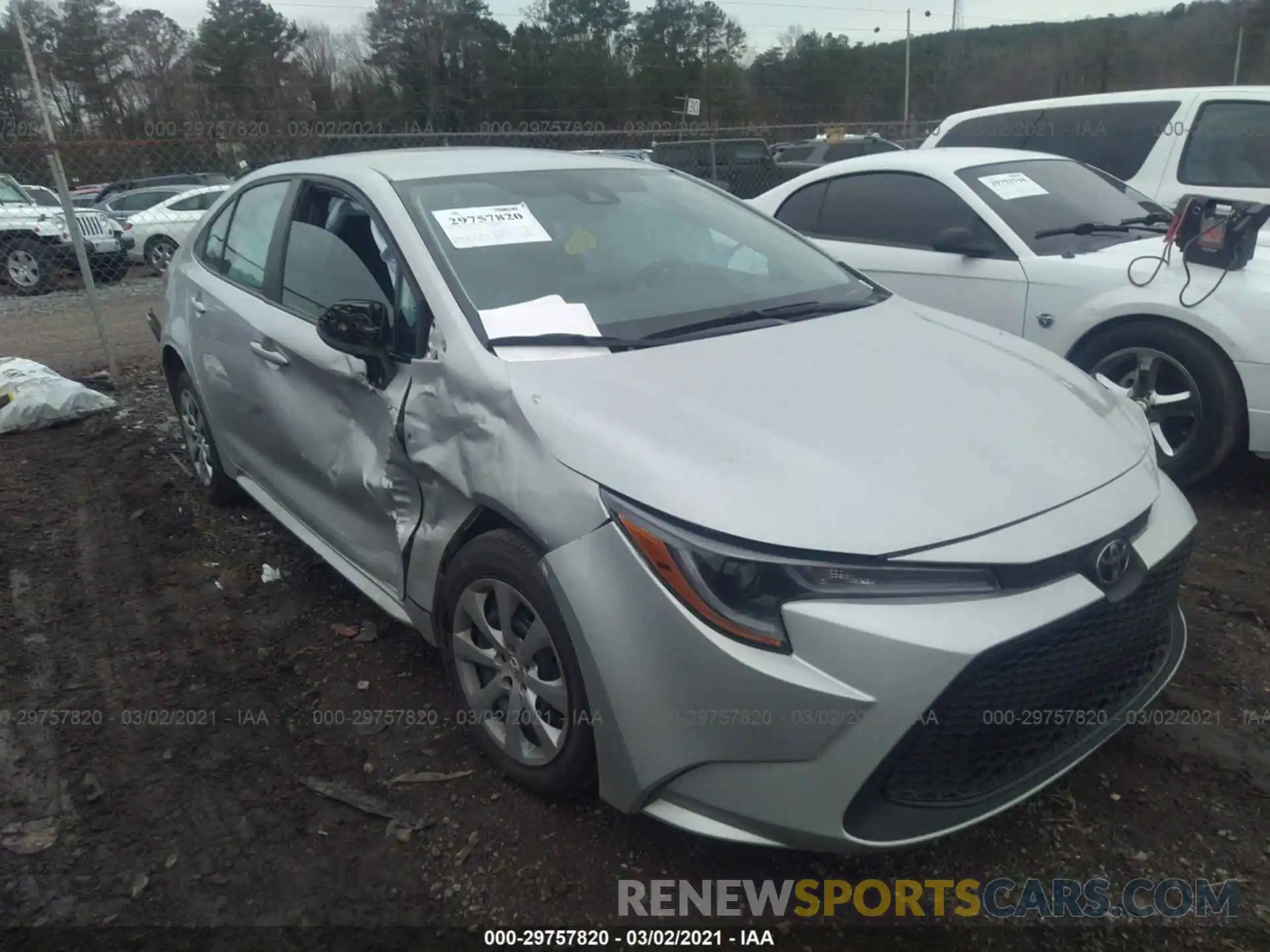 6 Photograph of a damaged car 5YFEPRAE2LP088513 TOYOTA COROLLA 2020