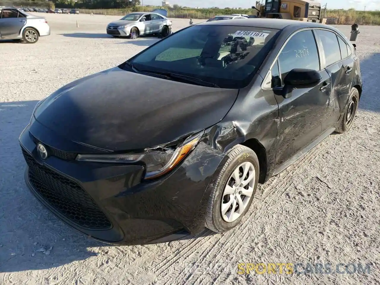 2 Photograph of a damaged car 5YFEPRAE2LP088656 TOYOTA COROLLA 2020