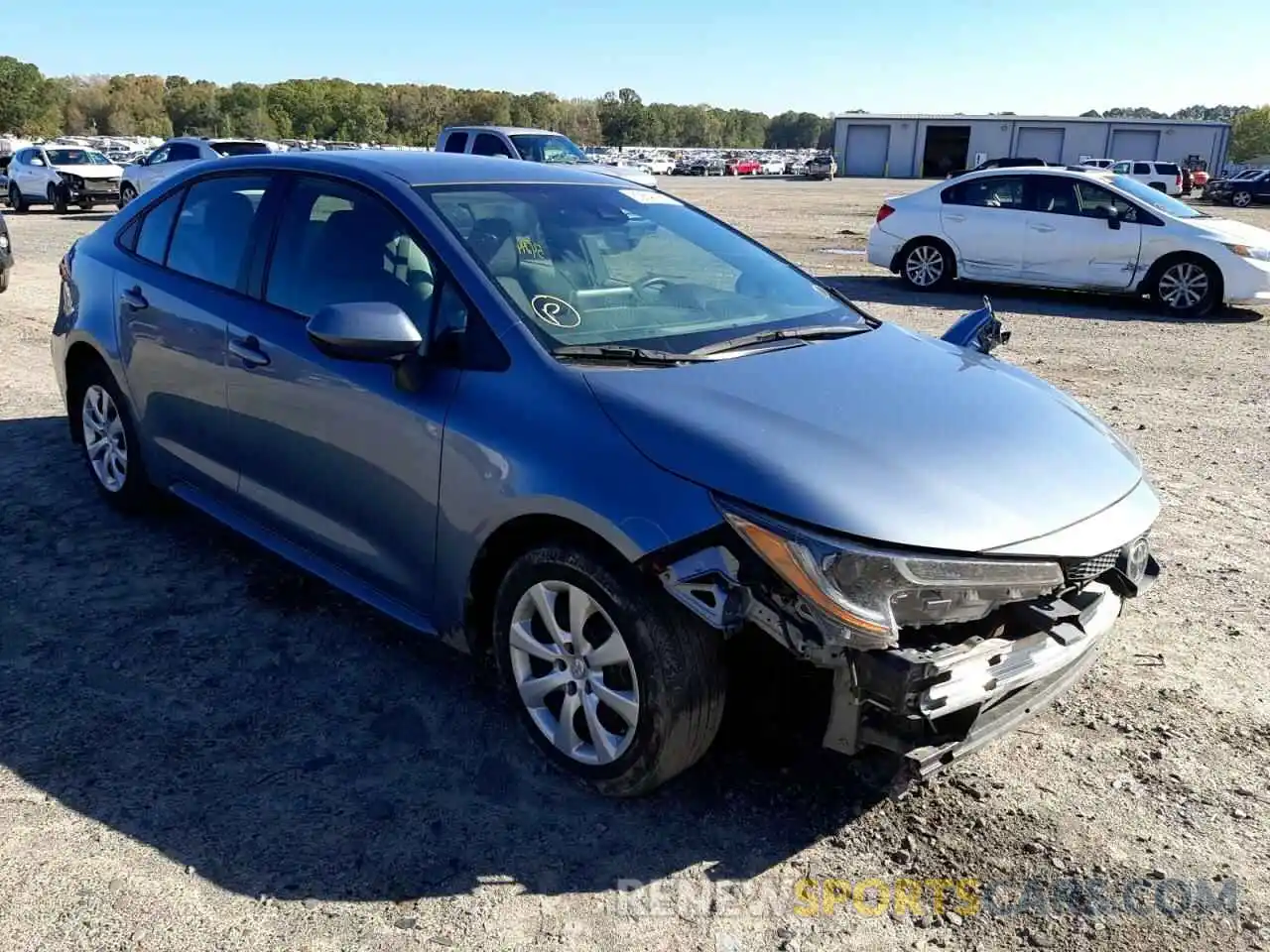 1 Photograph of a damaged car 5YFEPRAE2LP088818 TOYOTA COROLLA 2020