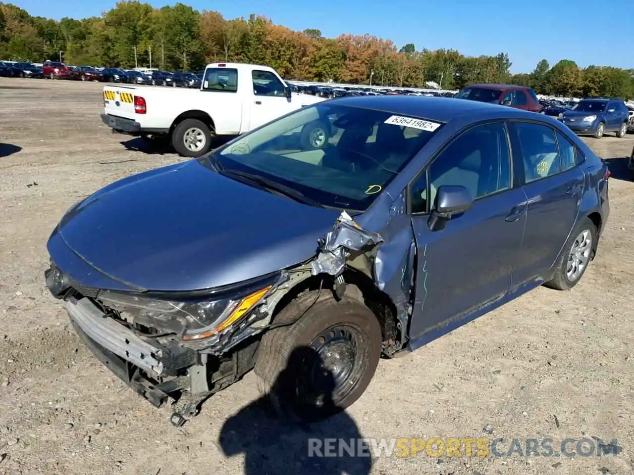 2 Photograph of a damaged car 5YFEPRAE2LP088818 TOYOTA COROLLA 2020