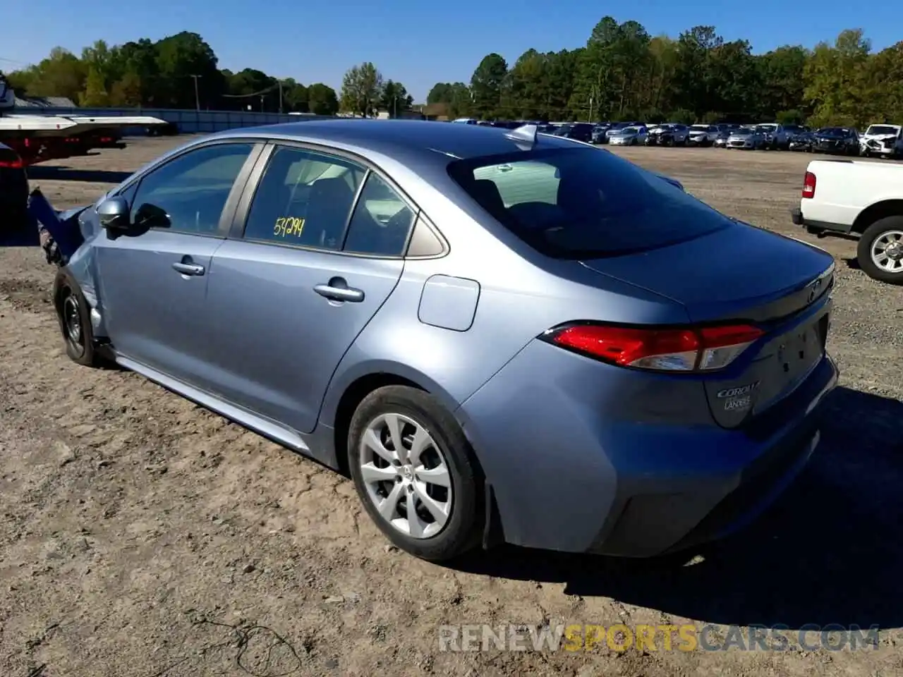 3 Photograph of a damaged car 5YFEPRAE2LP088818 TOYOTA COROLLA 2020