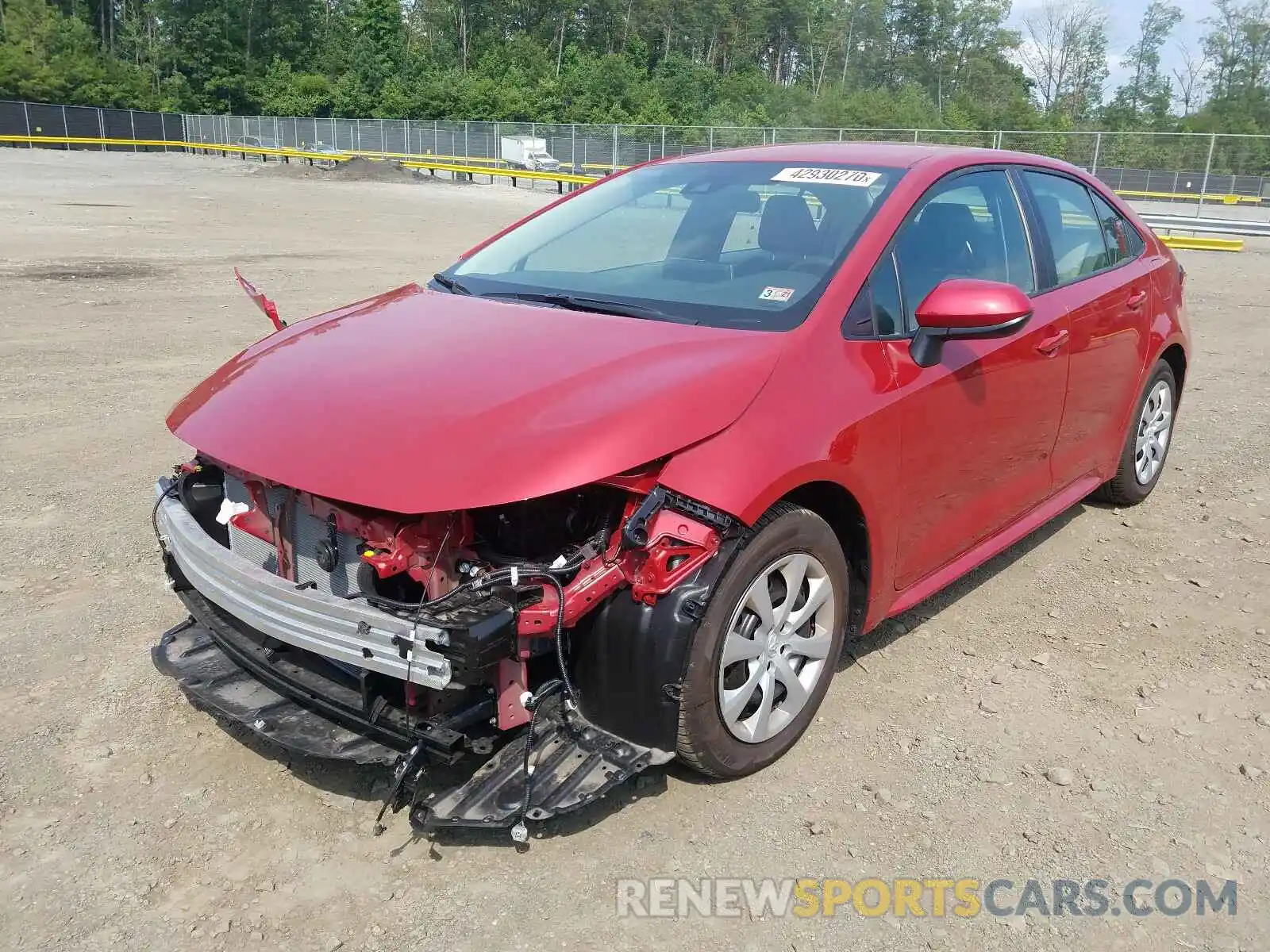 2 Photograph of a damaged car 5YFEPRAE2LP088947 TOYOTA COROLLA 2020