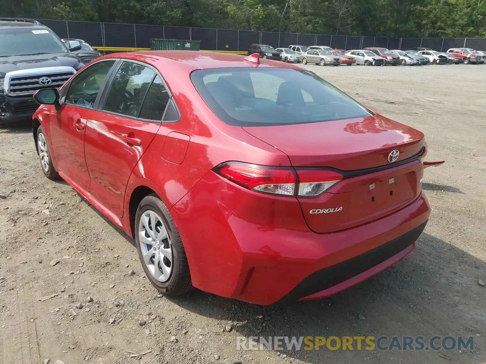 3 Photograph of a damaged car 5YFEPRAE2LP088947 TOYOTA COROLLA 2020