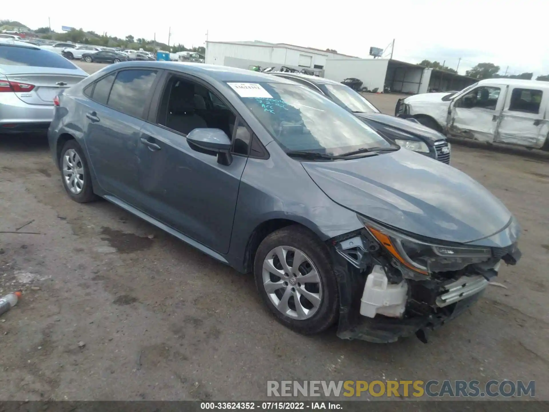 1 Photograph of a damaged car 5YFEPRAE2LP089368 TOYOTA COROLLA 2020