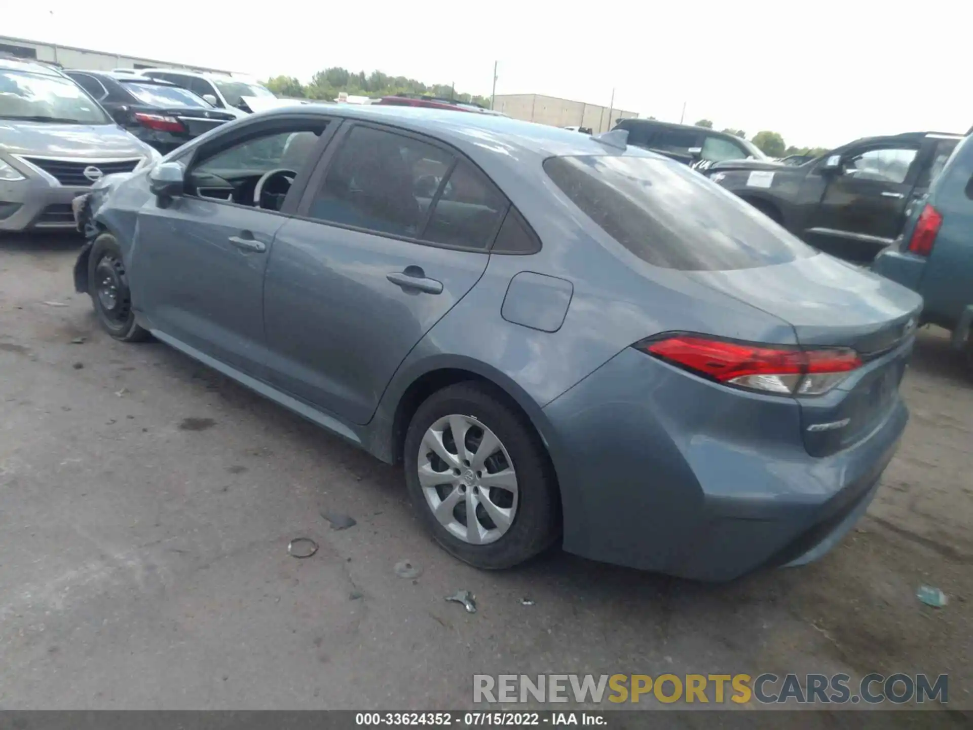 3 Photograph of a damaged car 5YFEPRAE2LP089368 TOYOTA COROLLA 2020