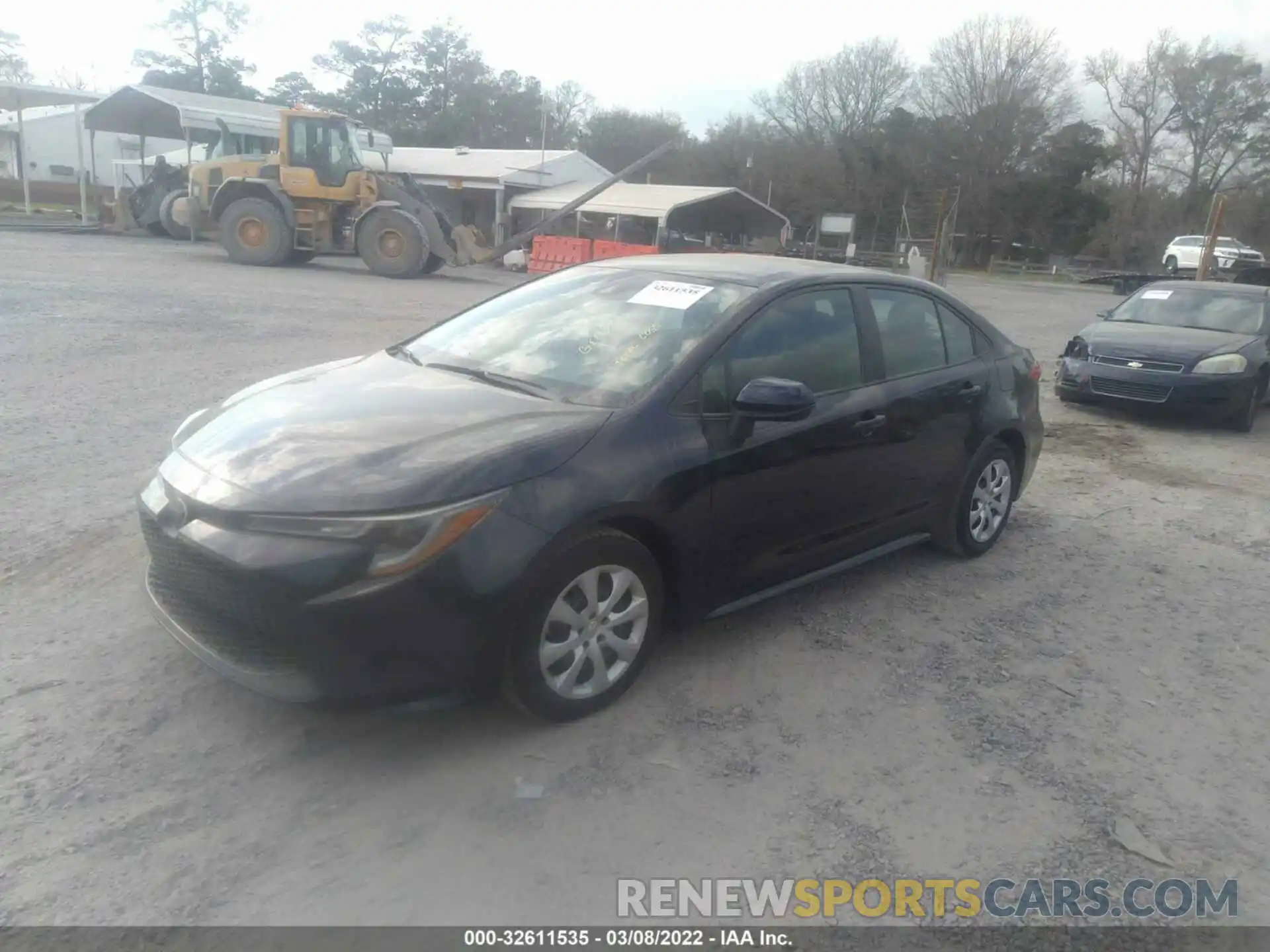 2 Photograph of a damaged car 5YFEPRAE2LP090312 TOYOTA COROLLA 2020