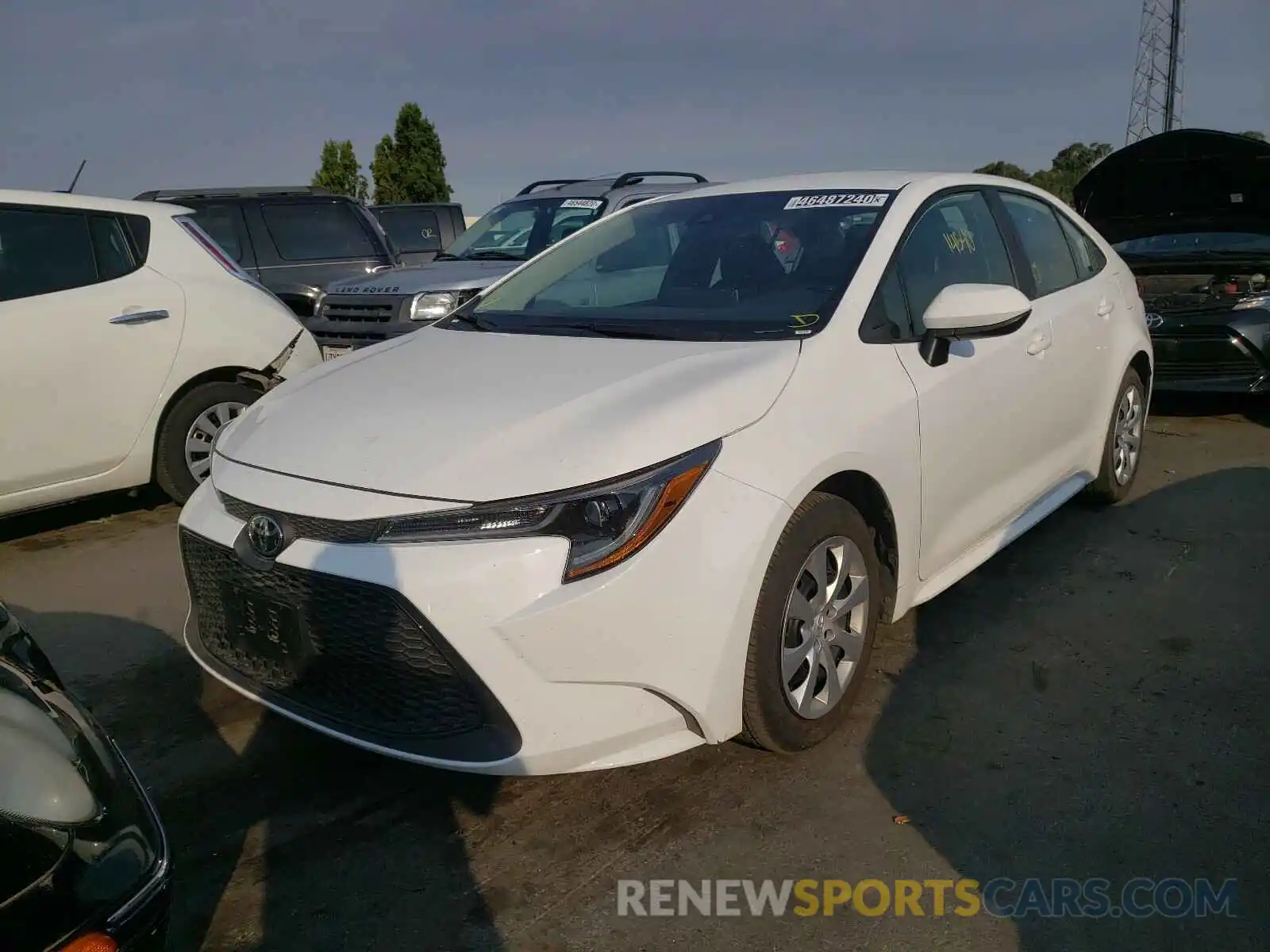 2 Photograph of a damaged car 5YFEPRAE2LP090780 TOYOTA COROLLA 2020