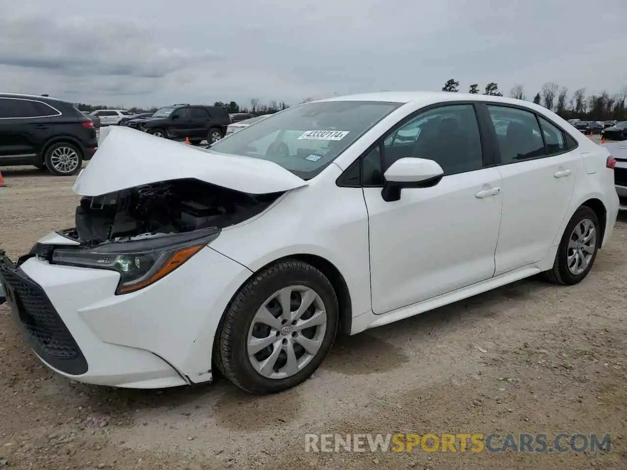 1 Photograph of a damaged car 5YFEPRAE2LP091718 TOYOTA COROLLA 2020