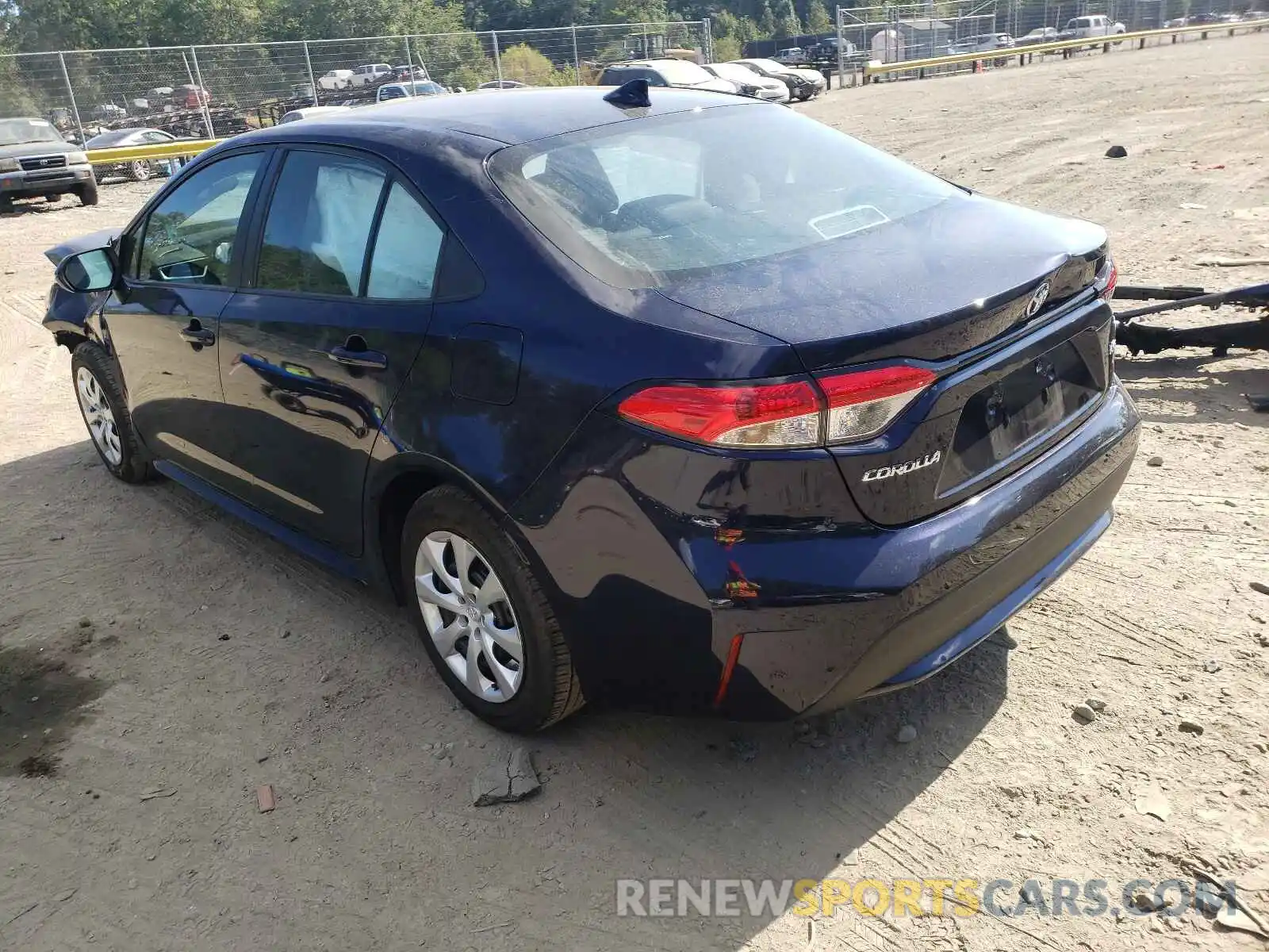 3 Photograph of a damaged car 5YFEPRAE2LP092299 TOYOTA COROLLA 2020