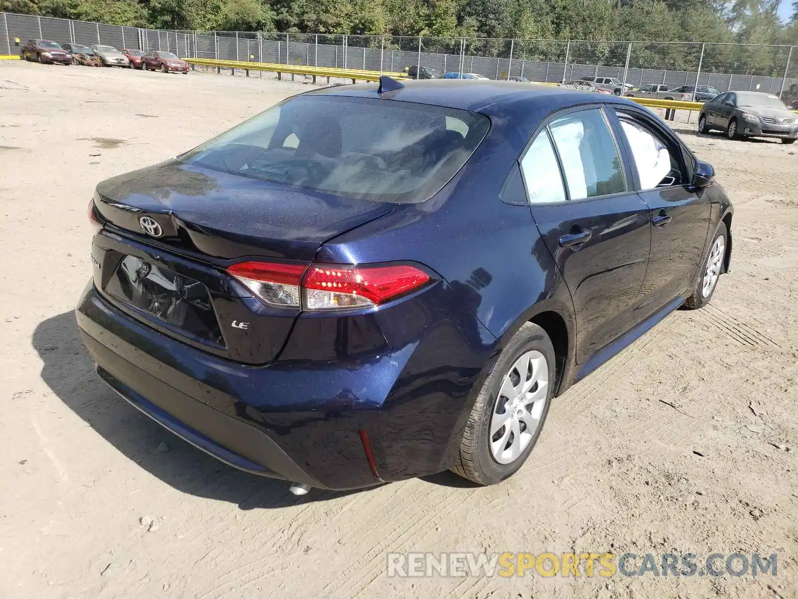 4 Photograph of a damaged car 5YFEPRAE2LP092299 TOYOTA COROLLA 2020