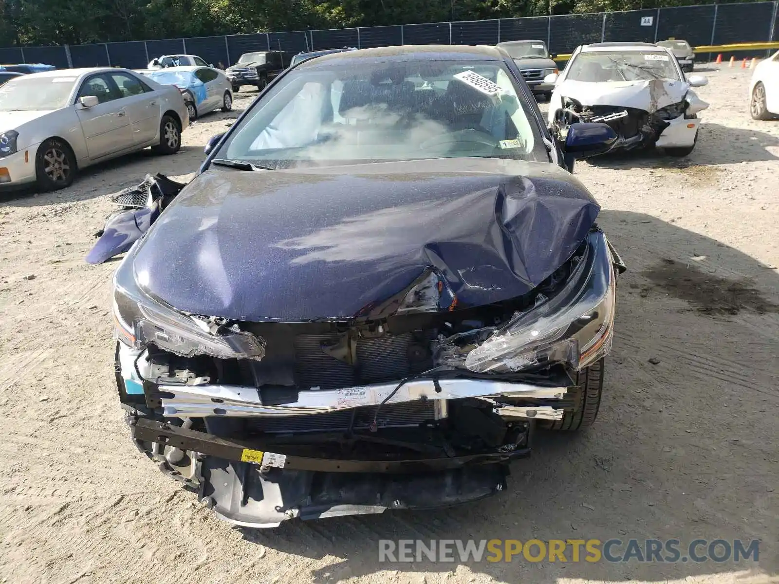 9 Photograph of a damaged car 5YFEPRAE2LP092299 TOYOTA COROLLA 2020