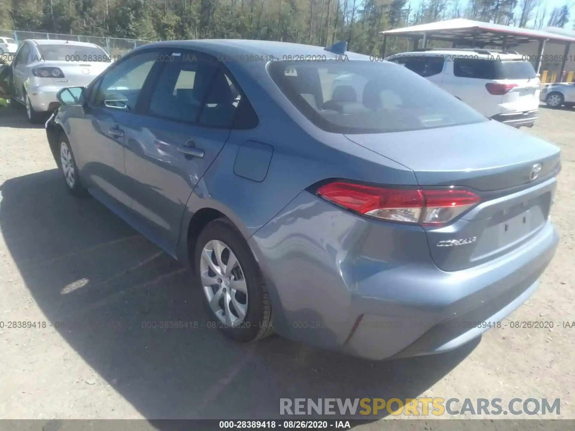 3 Photograph of a damaged car 5YFEPRAE2LP094036 TOYOTA COROLLA 2020