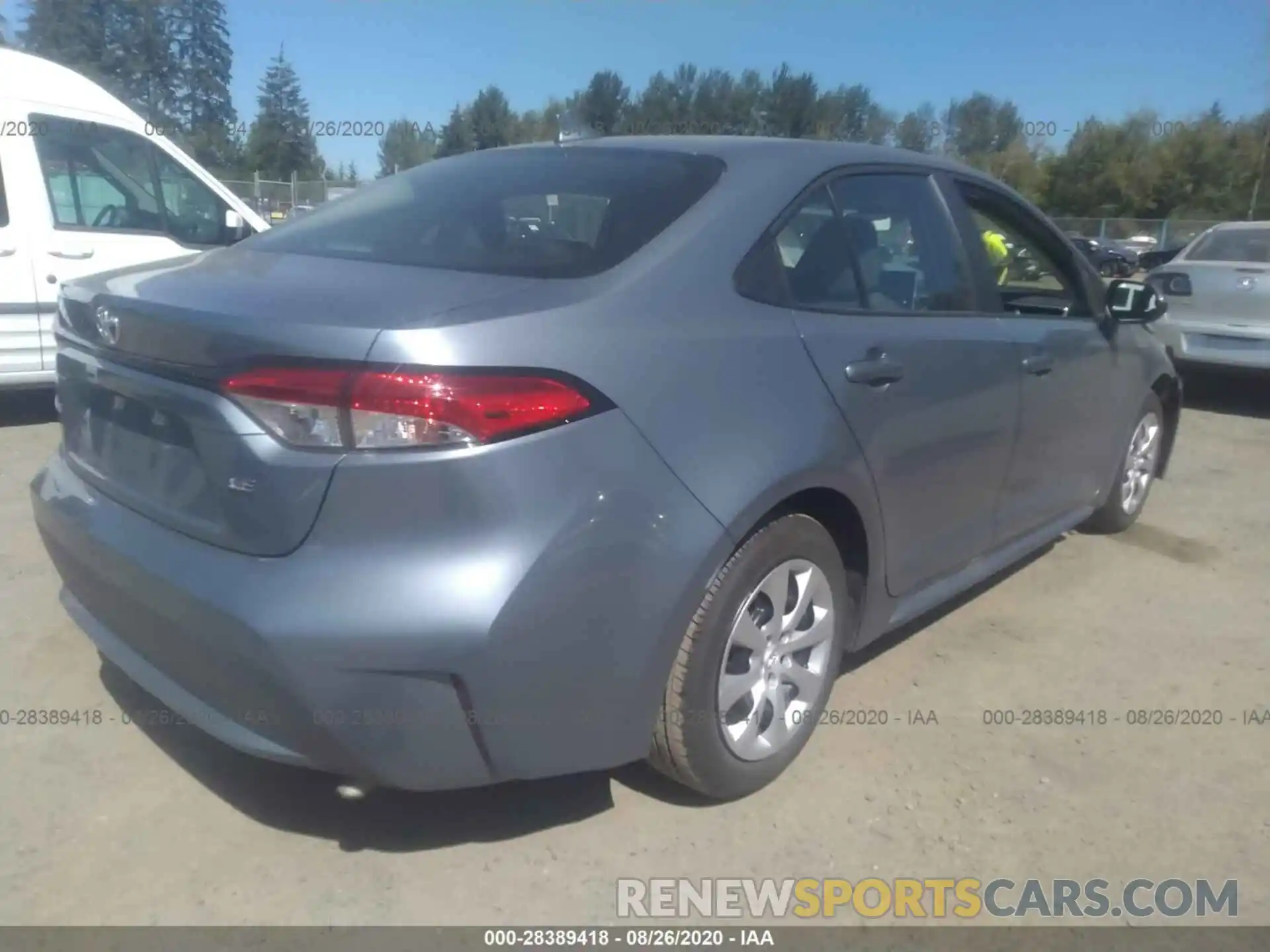 4 Photograph of a damaged car 5YFEPRAE2LP094036 TOYOTA COROLLA 2020