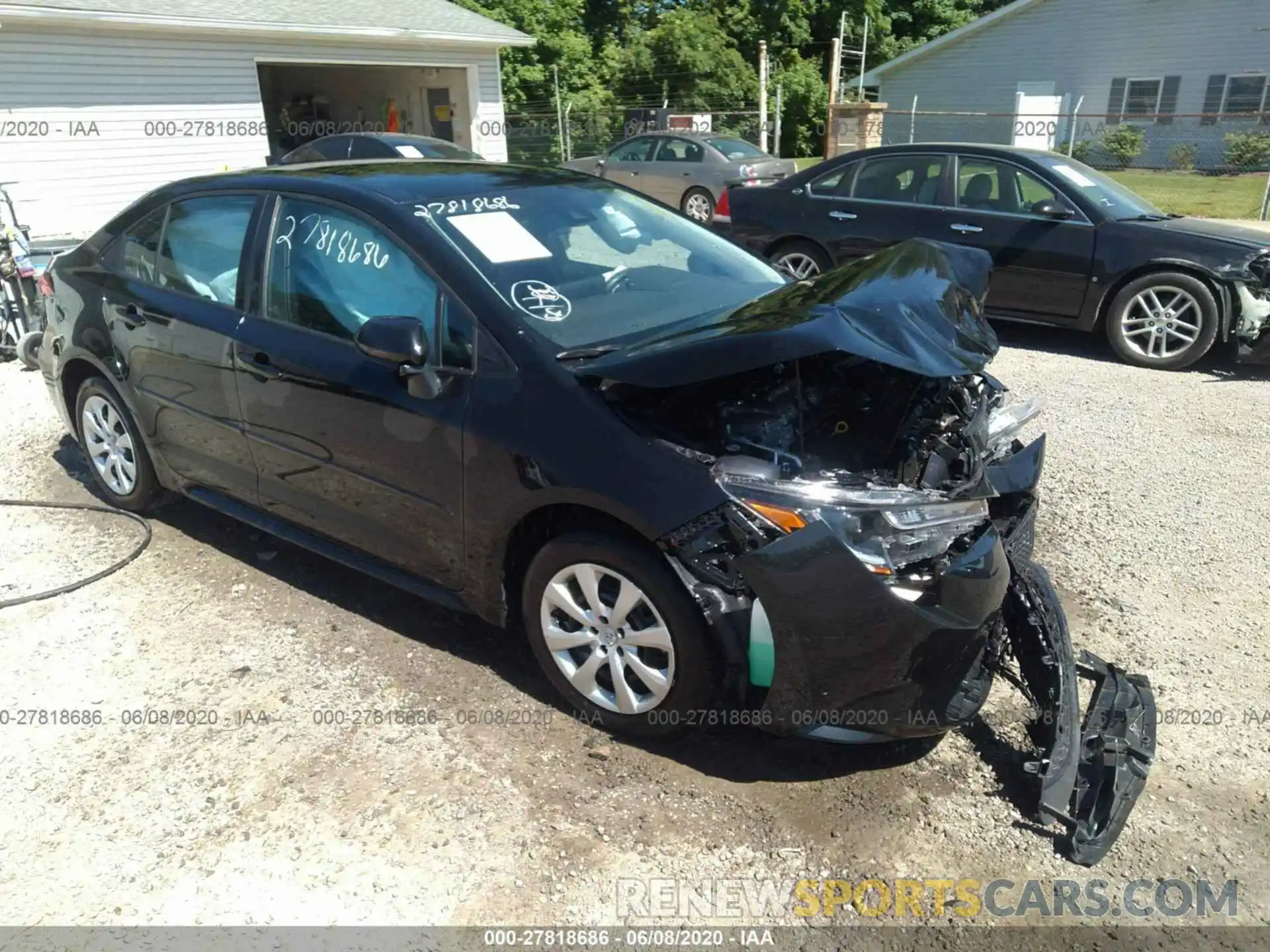 1 Photograph of a damaged car 5YFEPRAE2LP094781 TOYOTA COROLLA 2020