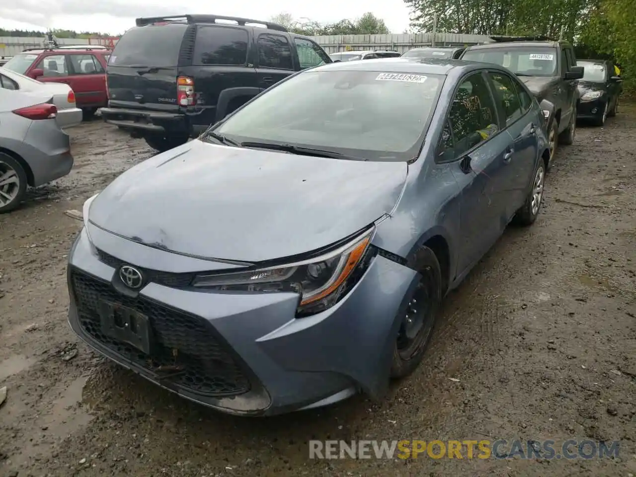 2 Photograph of a damaged car 5YFEPRAE2LP094912 TOYOTA COROLLA 2020