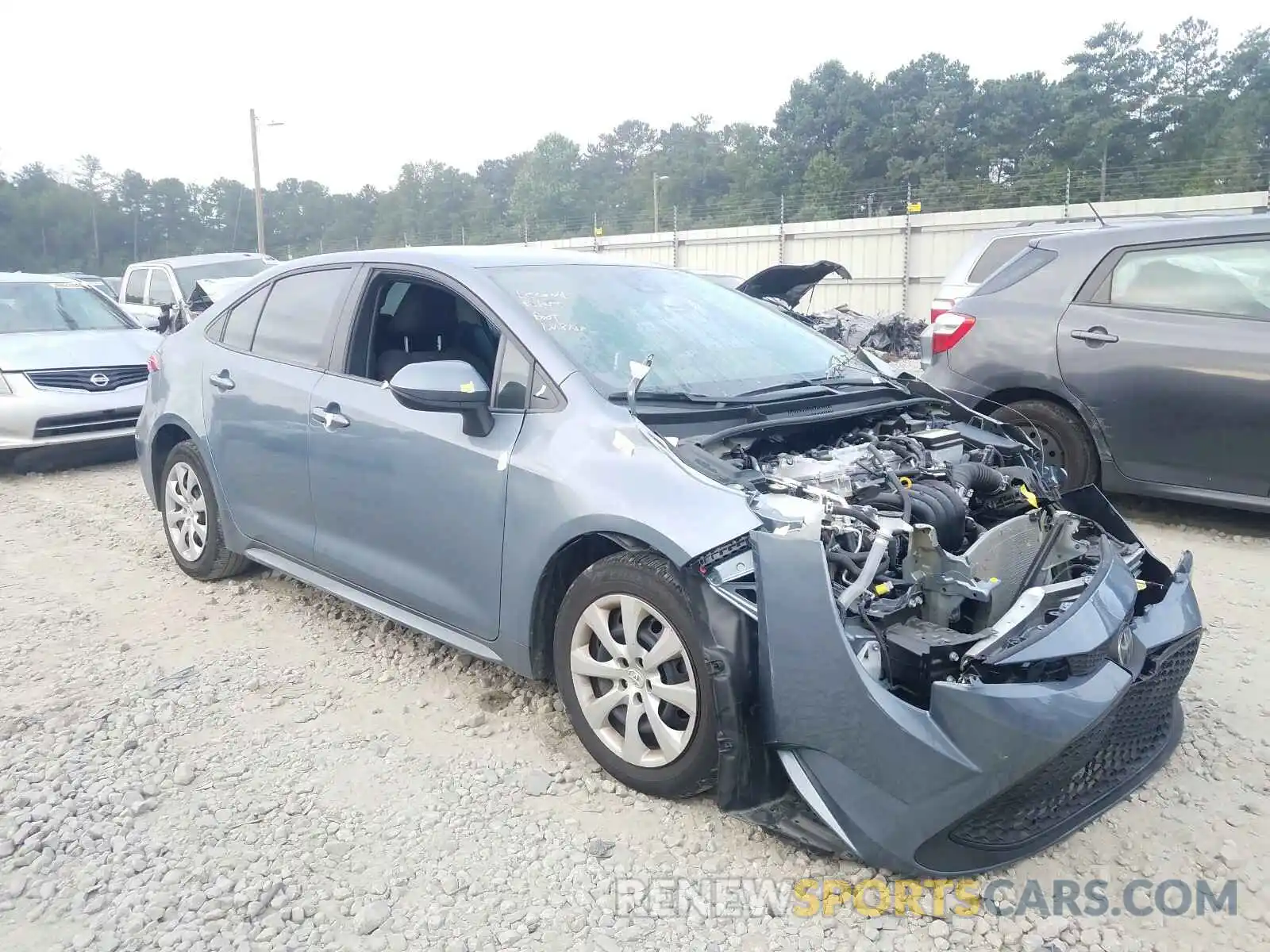 1 Photograph of a damaged car 5YFEPRAE2LP095154 TOYOTA COROLLA 2020