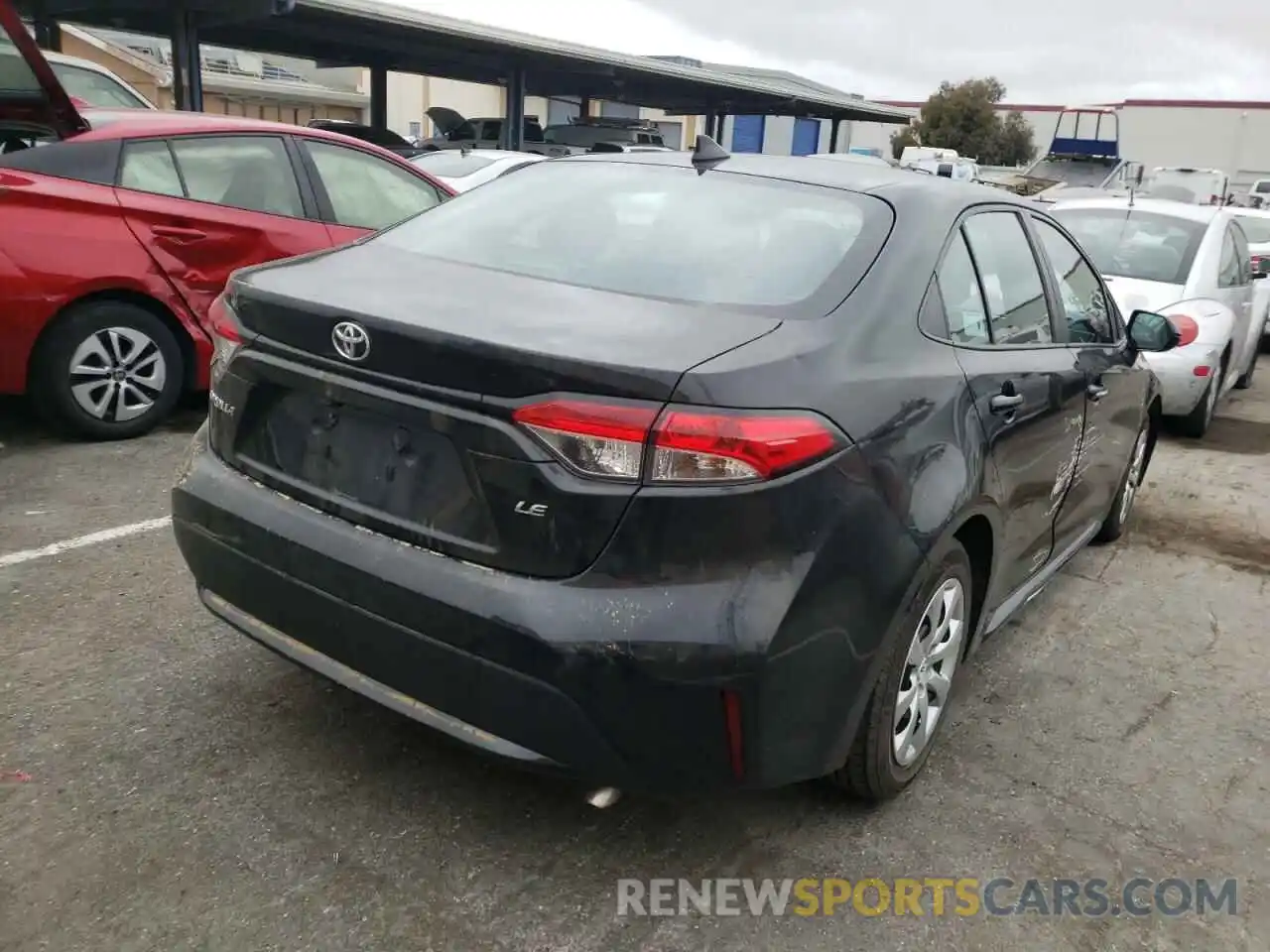 4 Photograph of a damaged car 5YFEPRAE2LP095509 TOYOTA COROLLA 2020