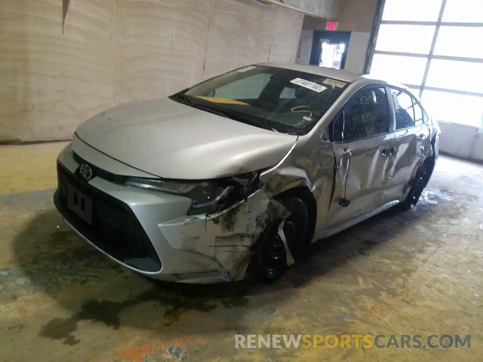 2 Photograph of a damaged car 5YFEPRAE2LP095901 TOYOTA COROLLA 2020