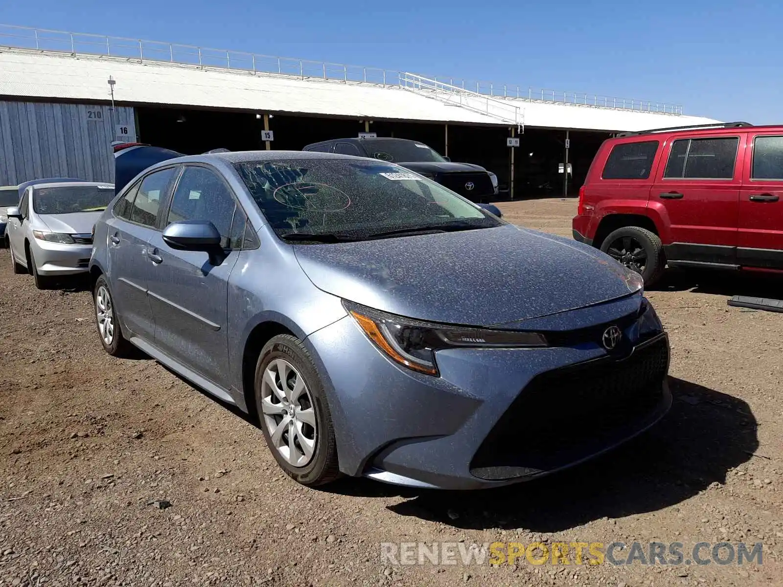 1 Photograph of a damaged car 5YFEPRAE2LP096322 TOYOTA COROLLA 2020