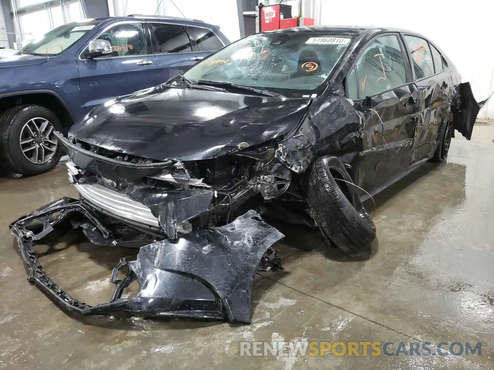 2 Photograph of a damaged car 5YFEPRAE2LP096630 TOYOTA COROLLA 2020