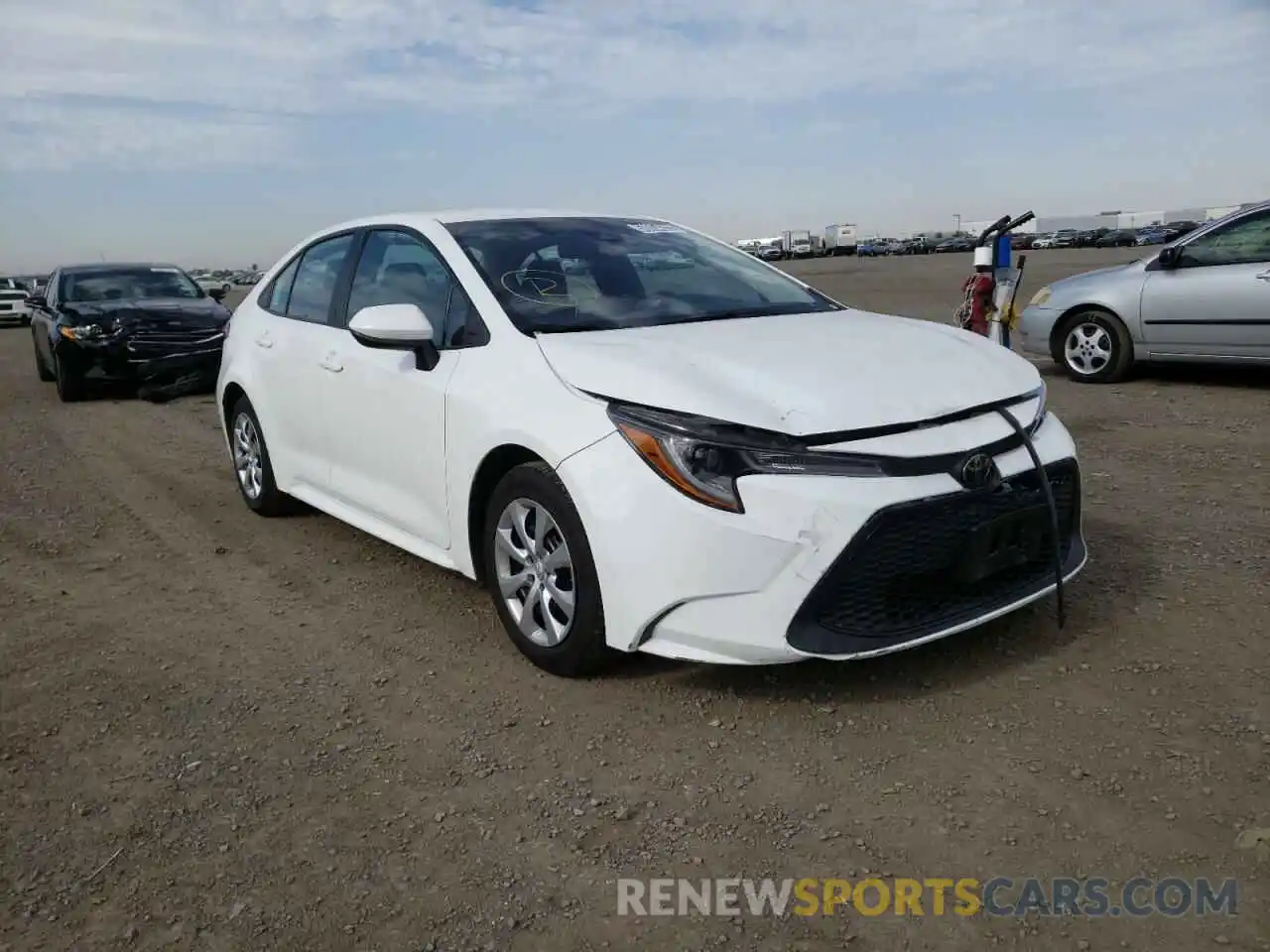 1 Photograph of a damaged car 5YFEPRAE2LP096658 TOYOTA COROLLA 2020