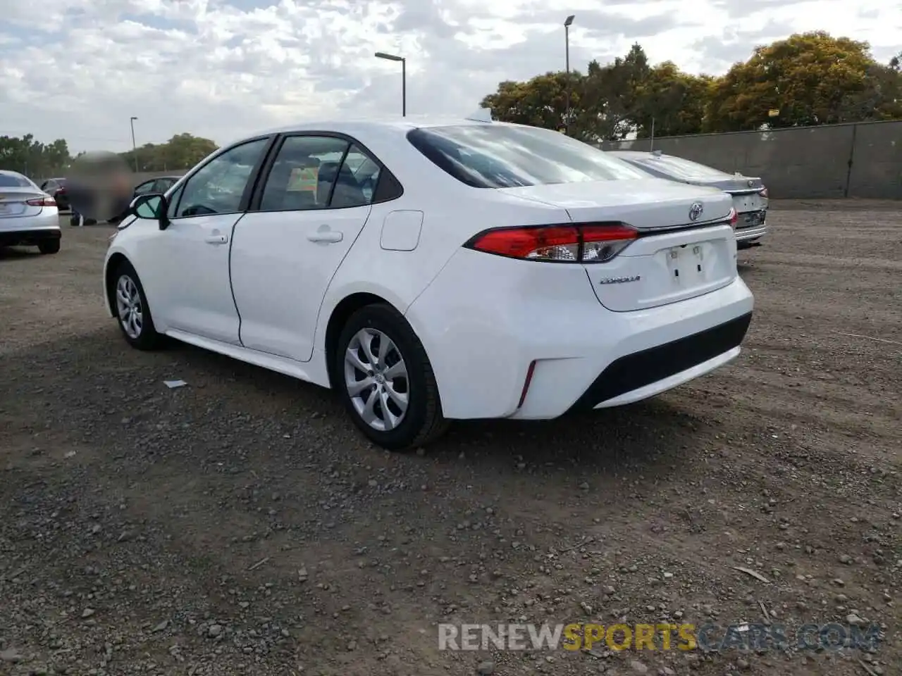 3 Photograph of a damaged car 5YFEPRAE2LP096658 TOYOTA COROLLA 2020