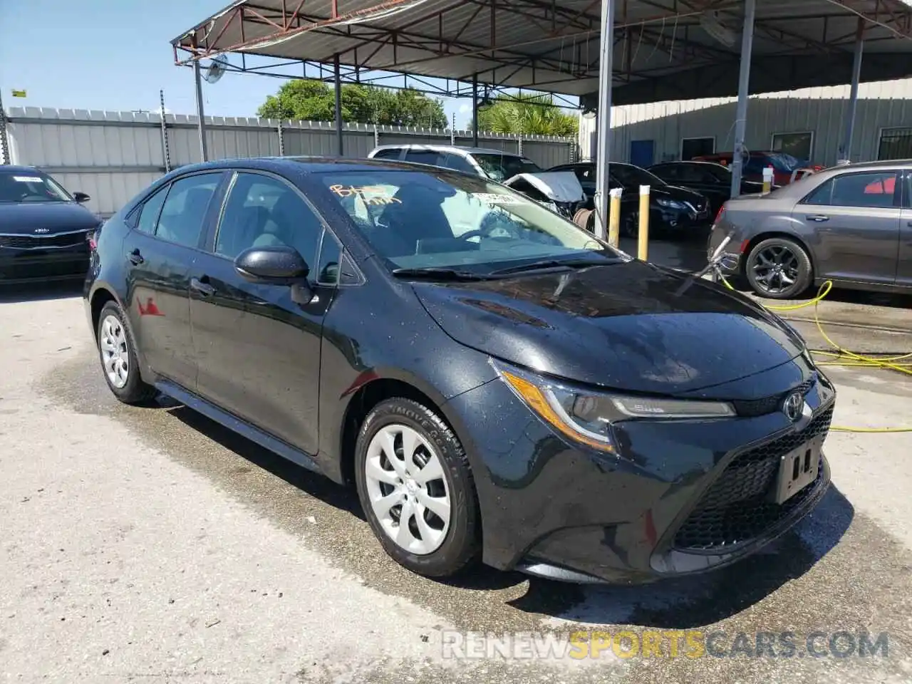 1 Photograph of a damaged car 5YFEPRAE2LP096675 TOYOTA COROLLA 2020