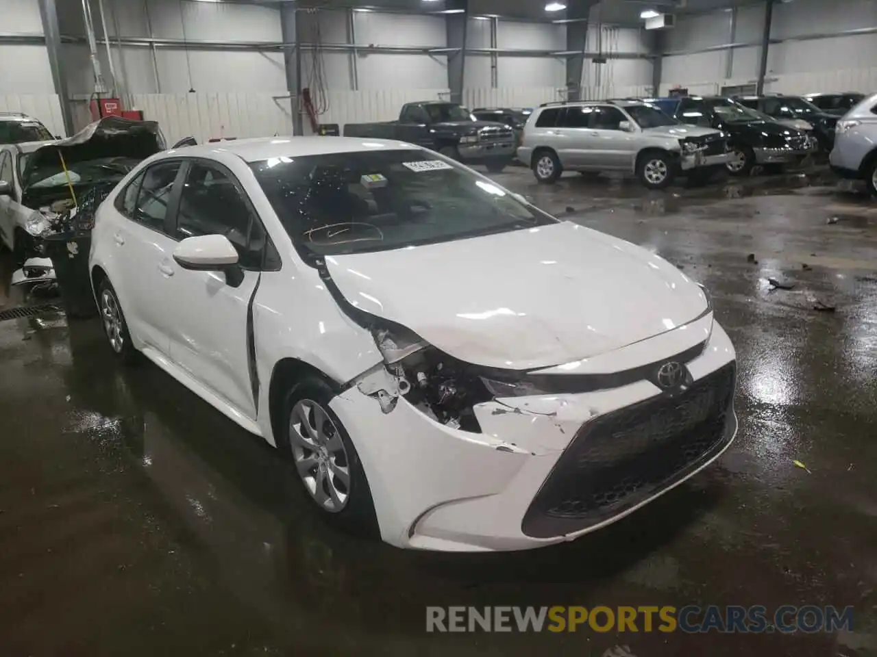 1 Photograph of a damaged car 5YFEPRAE2LP096689 TOYOTA COROLLA 2020