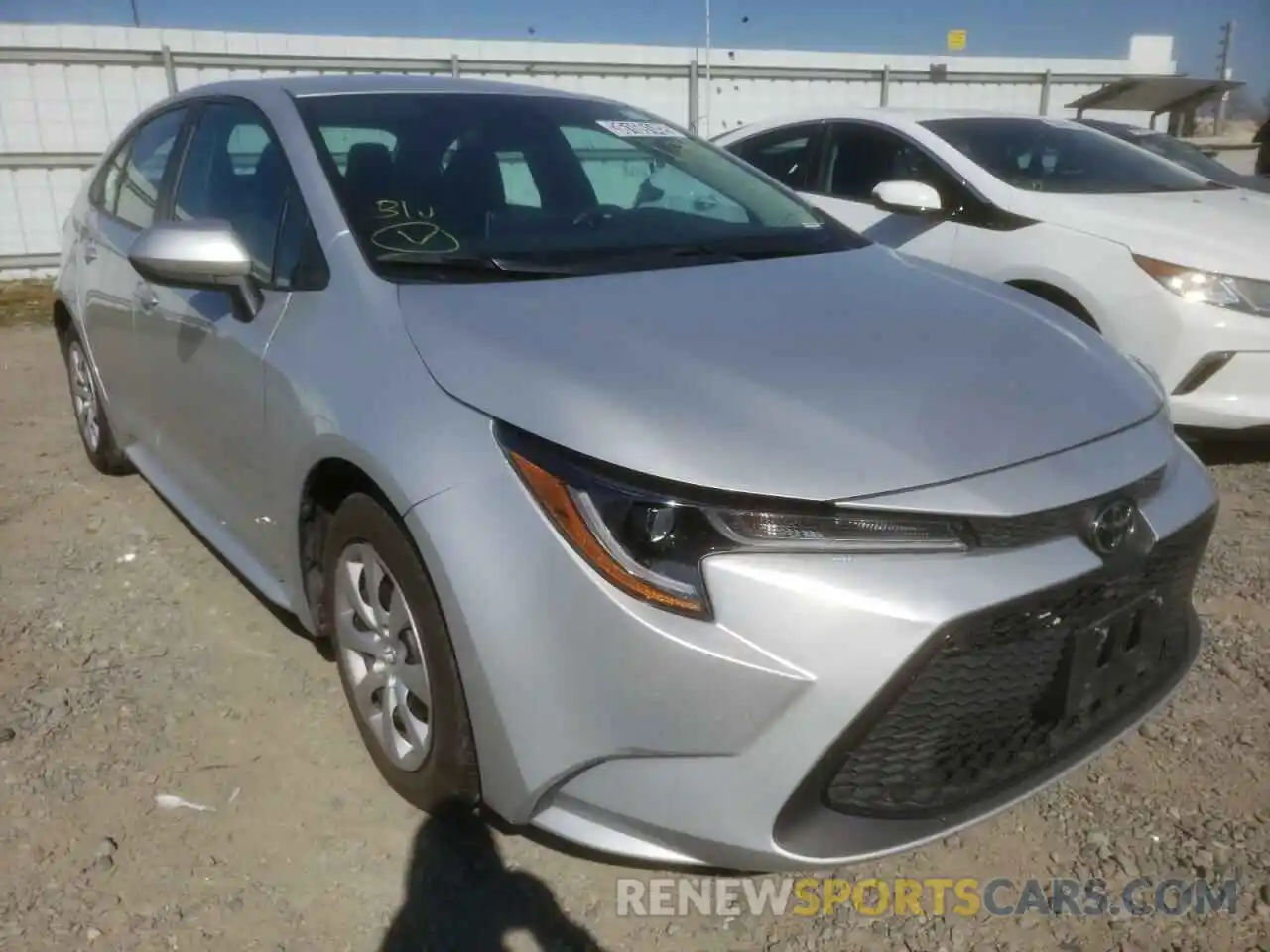 1 Photograph of a damaged car 5YFEPRAE2LP096773 TOYOTA COROLLA 2020