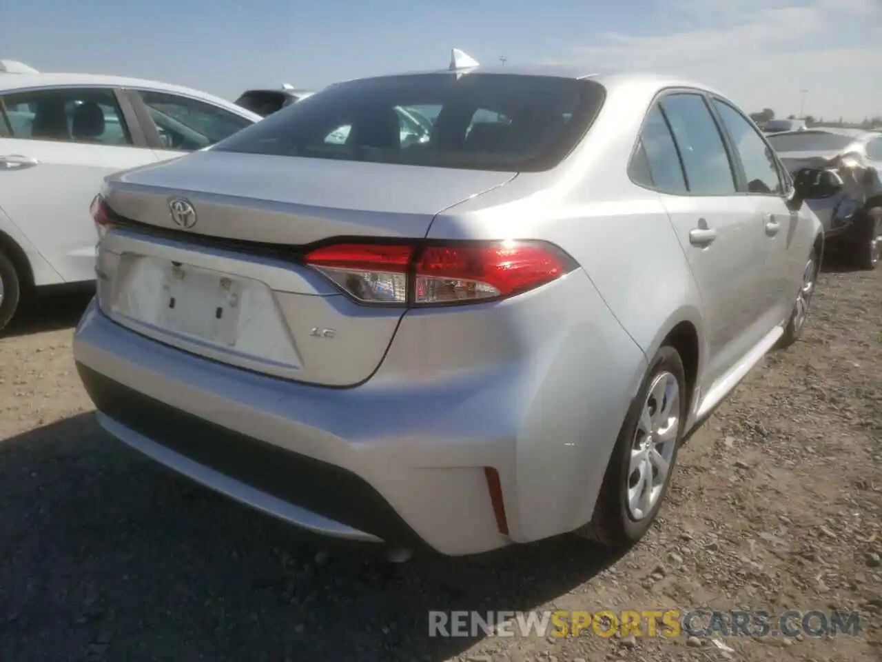 4 Photograph of a damaged car 5YFEPRAE2LP096773 TOYOTA COROLLA 2020